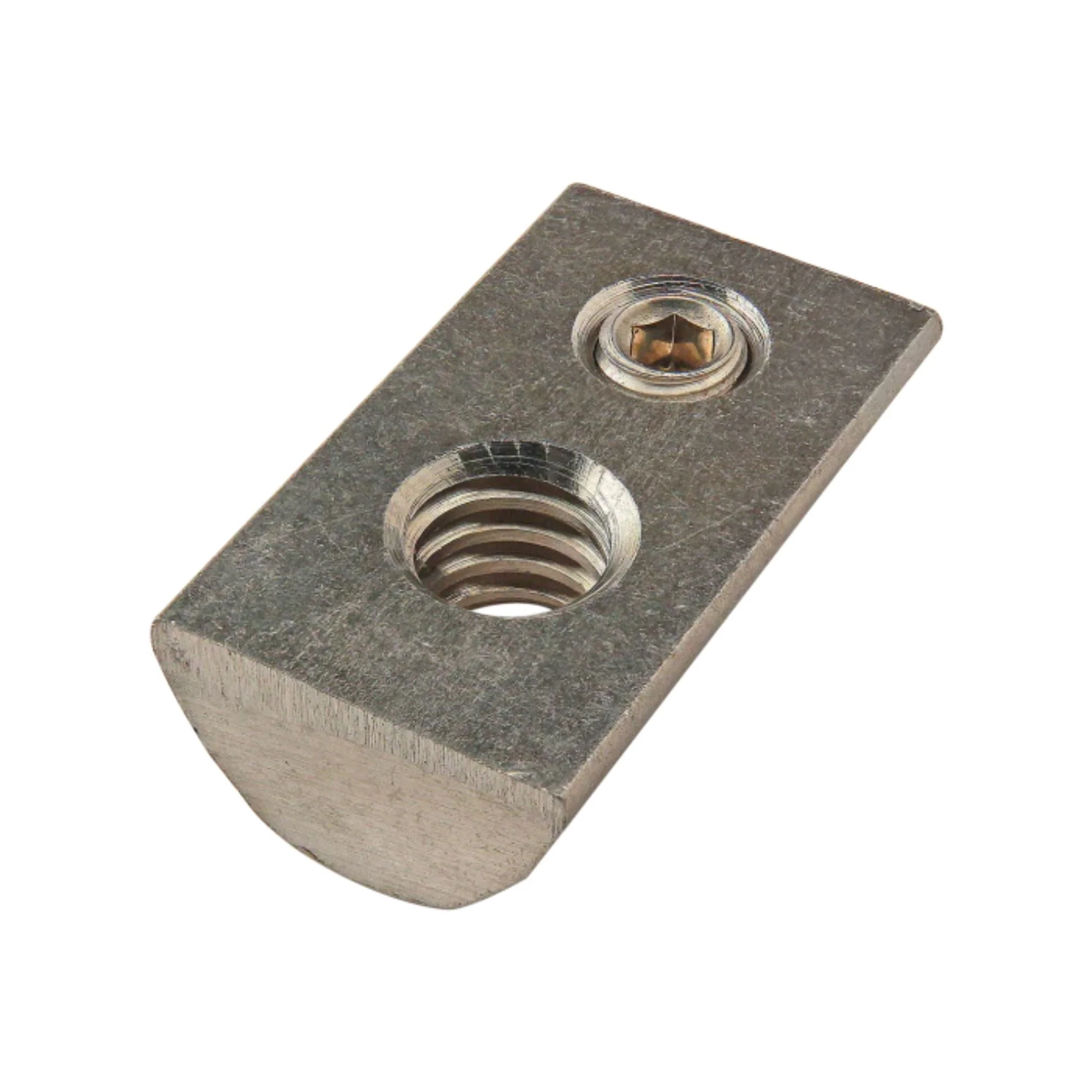 80/20 | 15 Series 1/4-20 Roll-In T-Nut with Set Screw | 3605