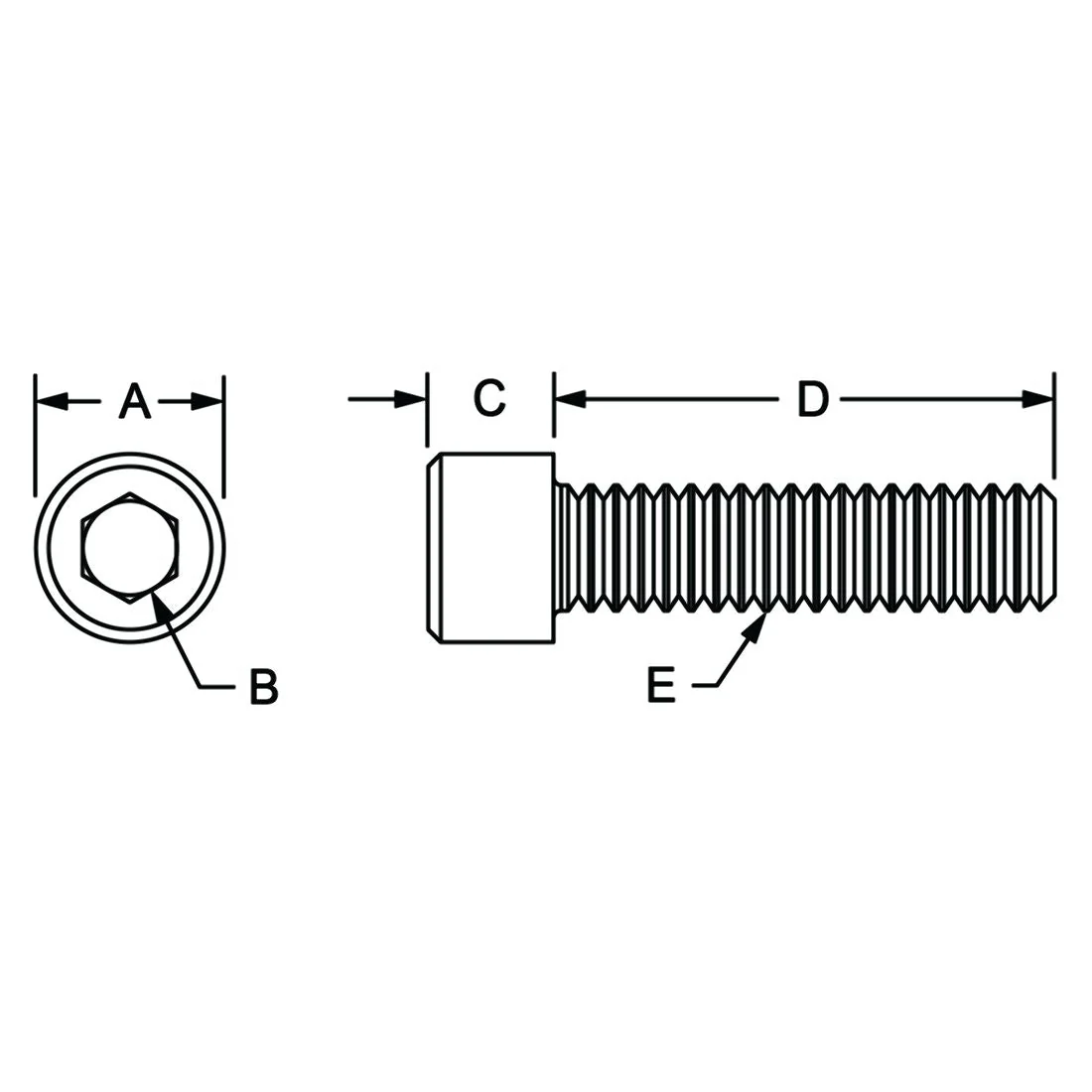 80/20 | 10 & 15 Series 1/4-20 x 1.250 in Socket Head Cap Screw (SHCS) | 3072 - Image 2