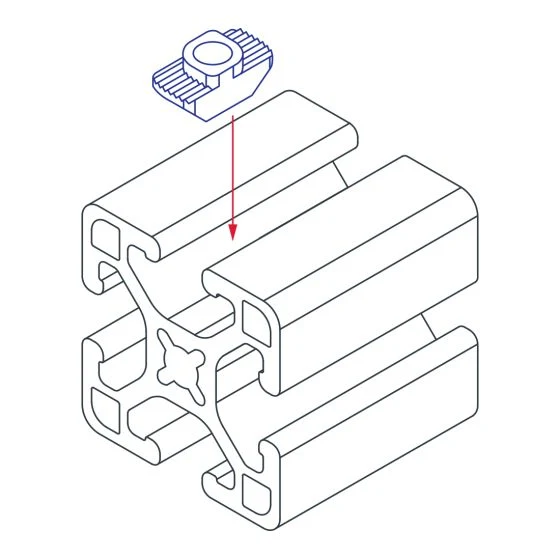 80/20 | 10 & 25 Series 10-32 Standard Drop-in T-Nut | 14162 - Image 4