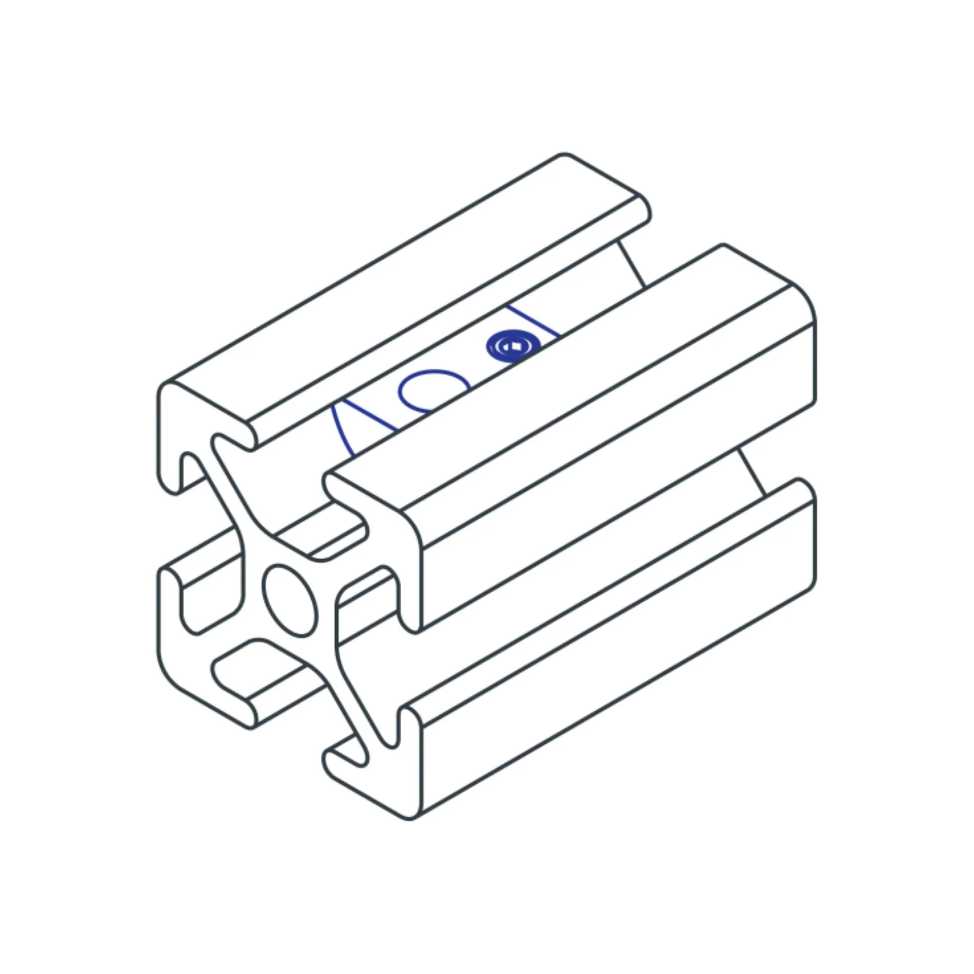 80/20 | 25 Series 10-32 Roll-In T-Nut with Set Screw | 25-3312 - Image 3