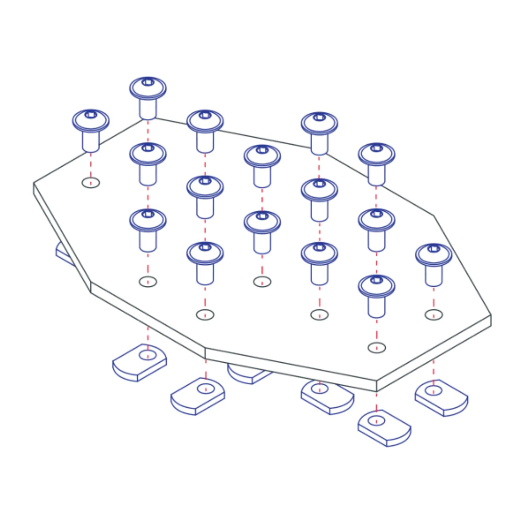 80/20 | 10 Series 16 Hole - Cross Flat Plate | 4170 - Image 3