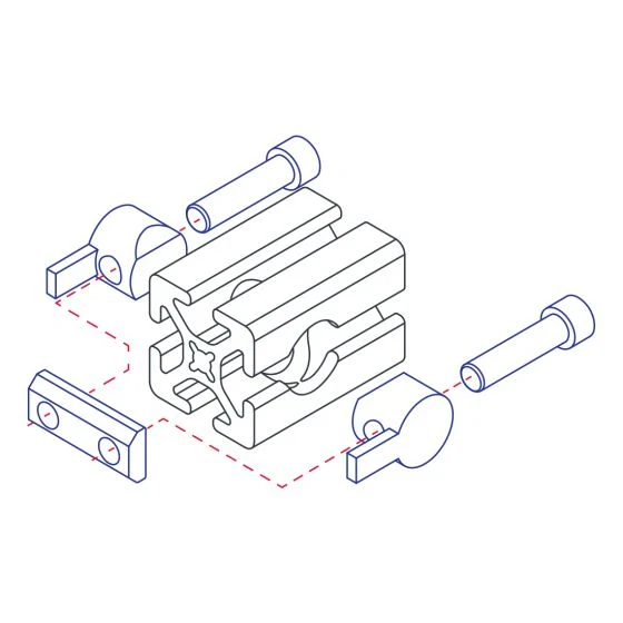80/20 | 15 Series 5/16-18 Double Anchor Slide-in T-Nut | 3087 - Image 4