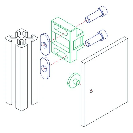 80/20 | 25 & 40 Series Nylon Magnetic Door Catch | 65-4486 - Image 4