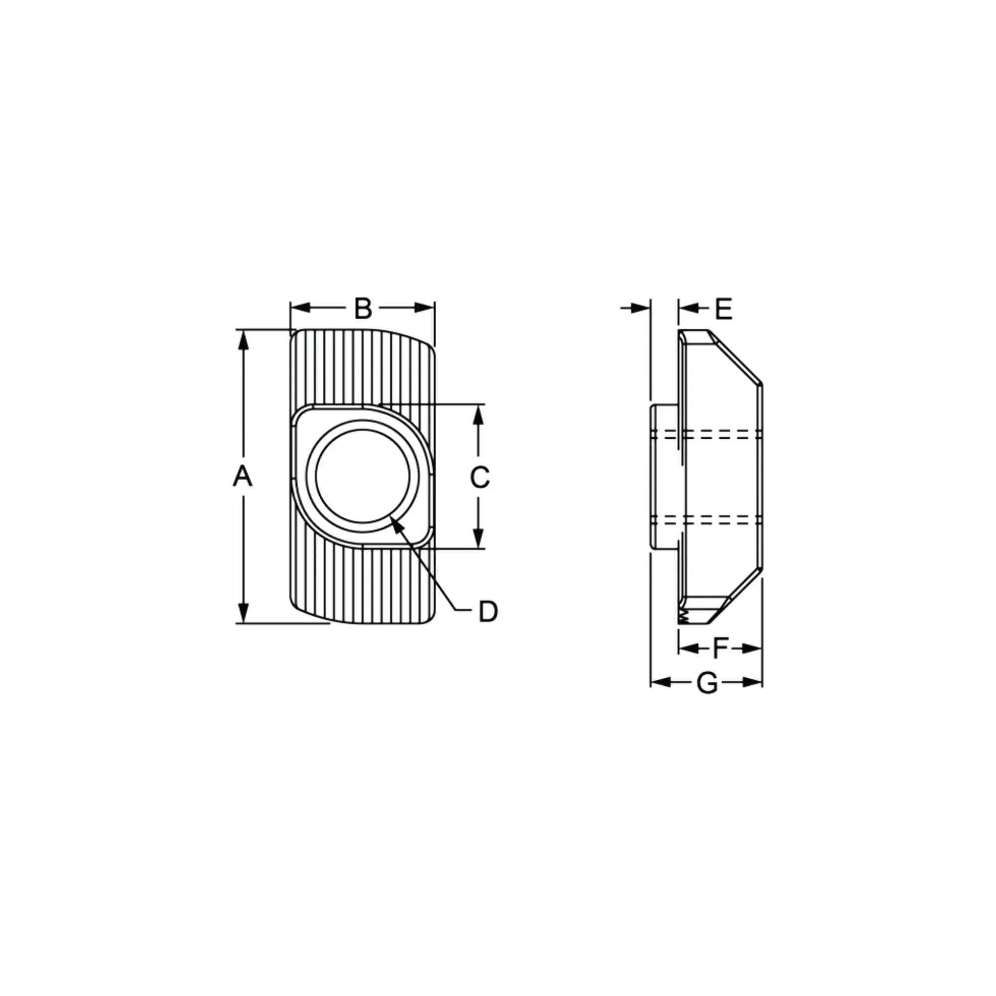 80/20 | 45 Series M8 Standard Drop-in T-Nut | 13132 - Image 2