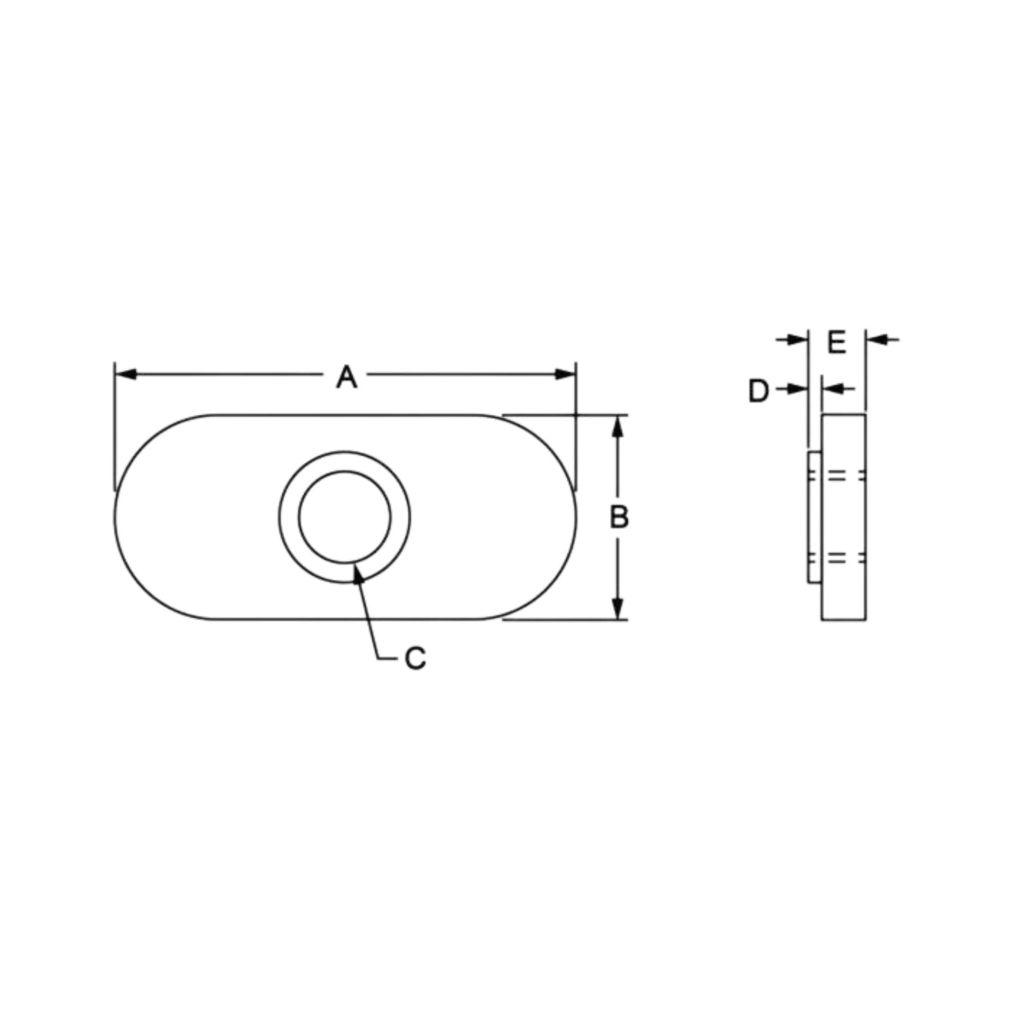 80/20 | 15 Series M6 Slide-in Economy T-Nut - Centered Thread | 3836 - Image 2