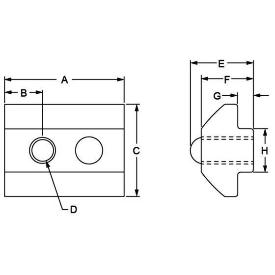 80/20 | 15 & 40 Series M8 Self-Aligning Slide-in T-Nut with Ball Spring | 13053 - Image 2