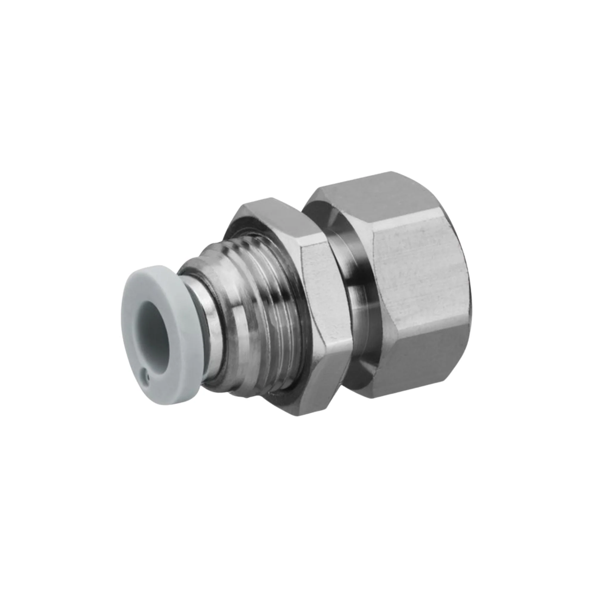 Aventics | Bulkhead straight female Push In 5/16 in NPT 3/8 in thread | R432000149