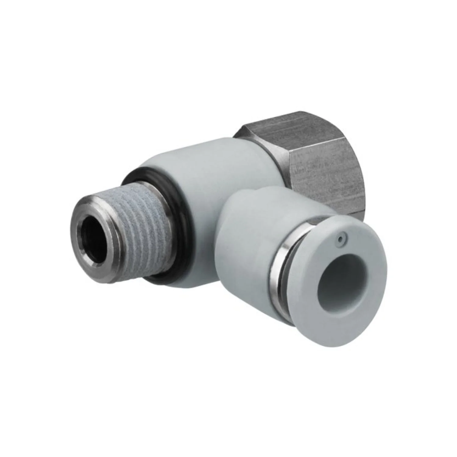 Aventics | Right Angle Banjo Push In 5/32 in NPT 1/8 in thread | R432000255