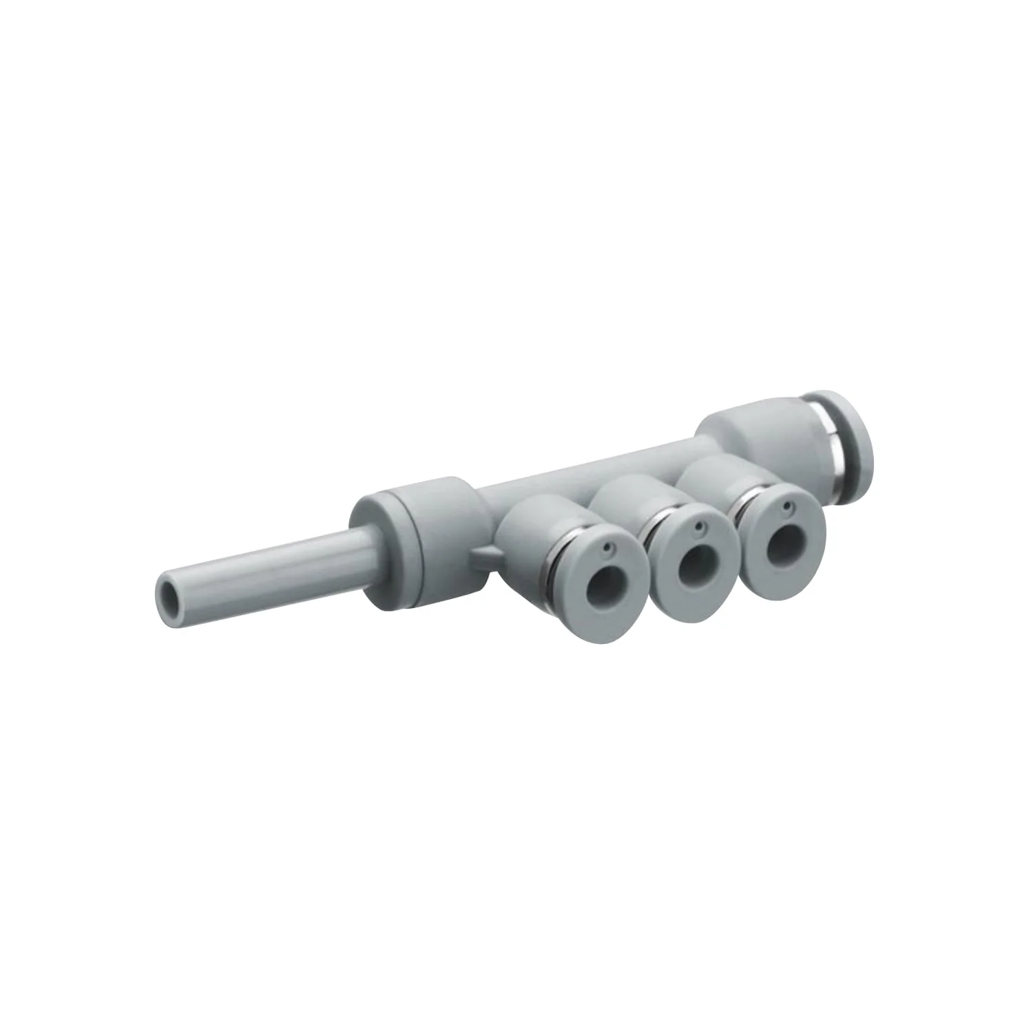 Aventics | Triple Reducing Manifold,Plug-in Push In 1/4 in Push In 5/32 inn | R432000113