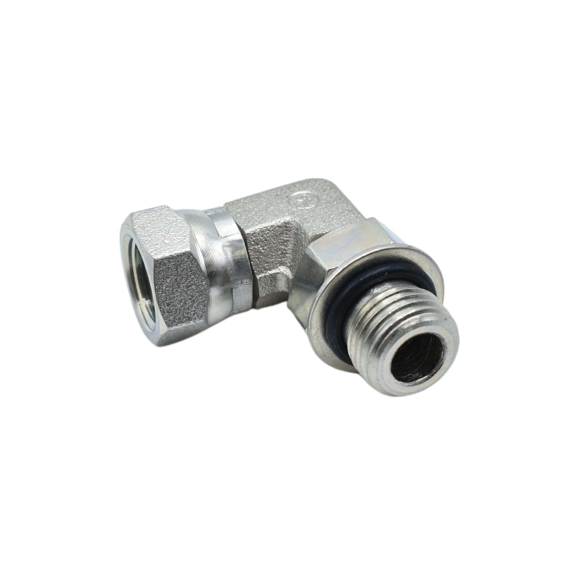 Hydraulic | 06MAORB-04FPS 90deg Elb Forg Adapter | 6901-06-04-NWO-FG