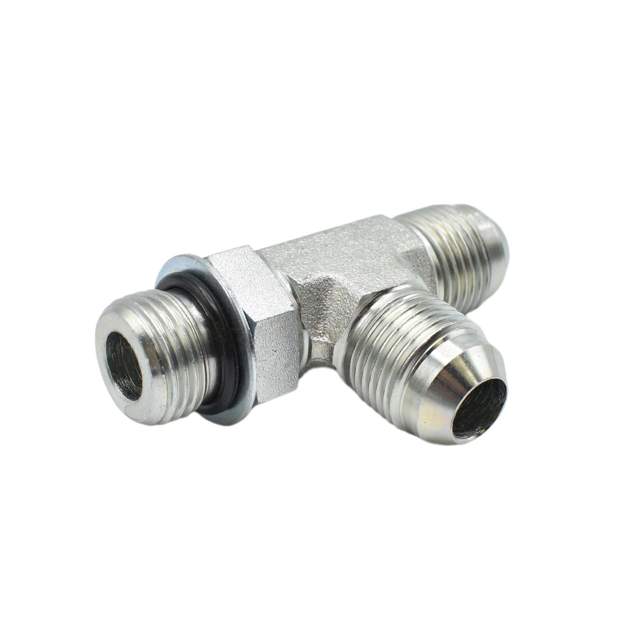 Hydraulic | 08MJ-08MAORB-08MJ Run Tee Forg Adapter | 6804-08-08-08-NWO-FG - Image 2