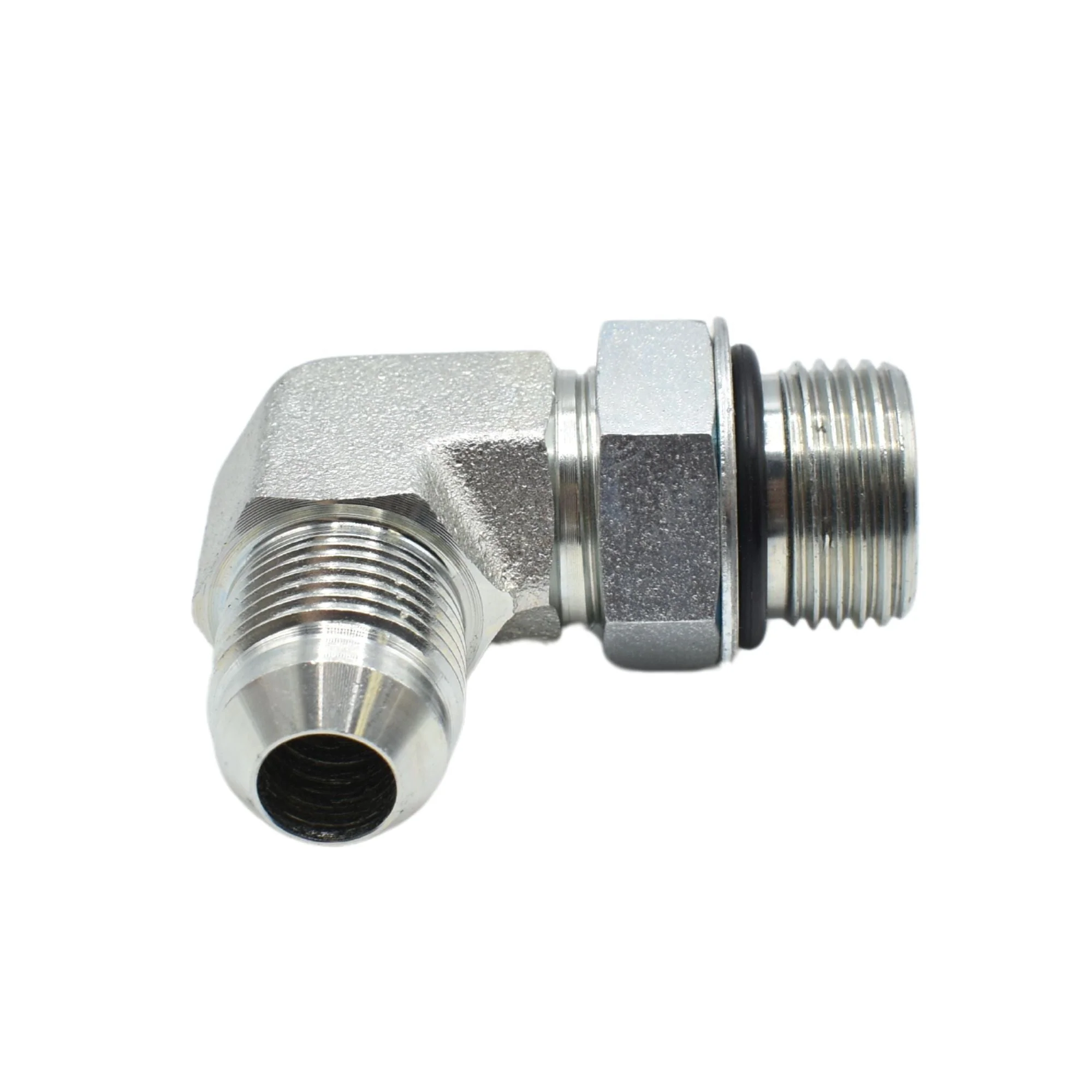 Hydraulic | 08MJ-10MAORB 90deg Elb Forg Adapter | 6801-08-10-NWO-FG
