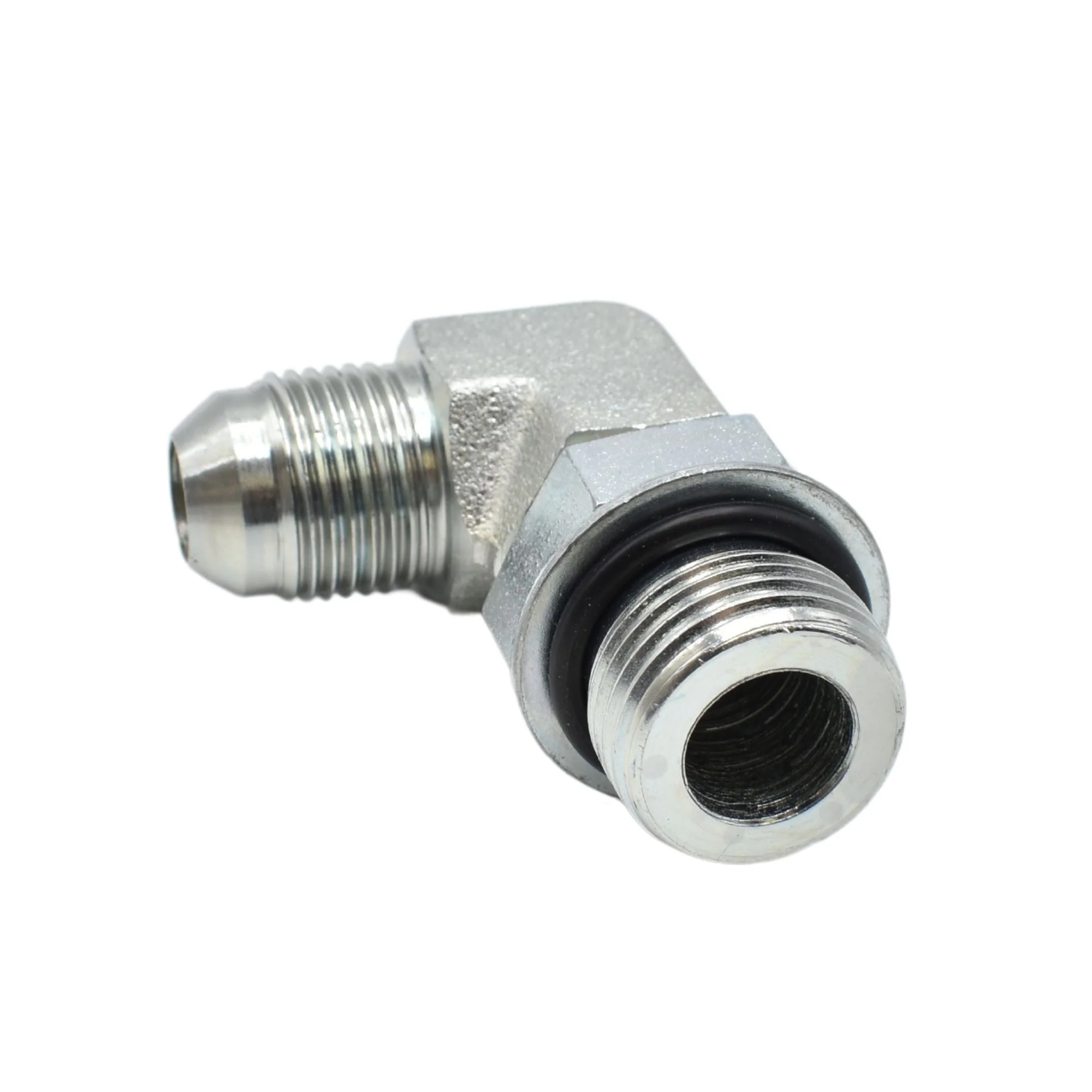 Hydraulic | 08MJ-10MAORB 90deg Elb Forg Adapter | 6801-08-10-NWO-FG - Image 2