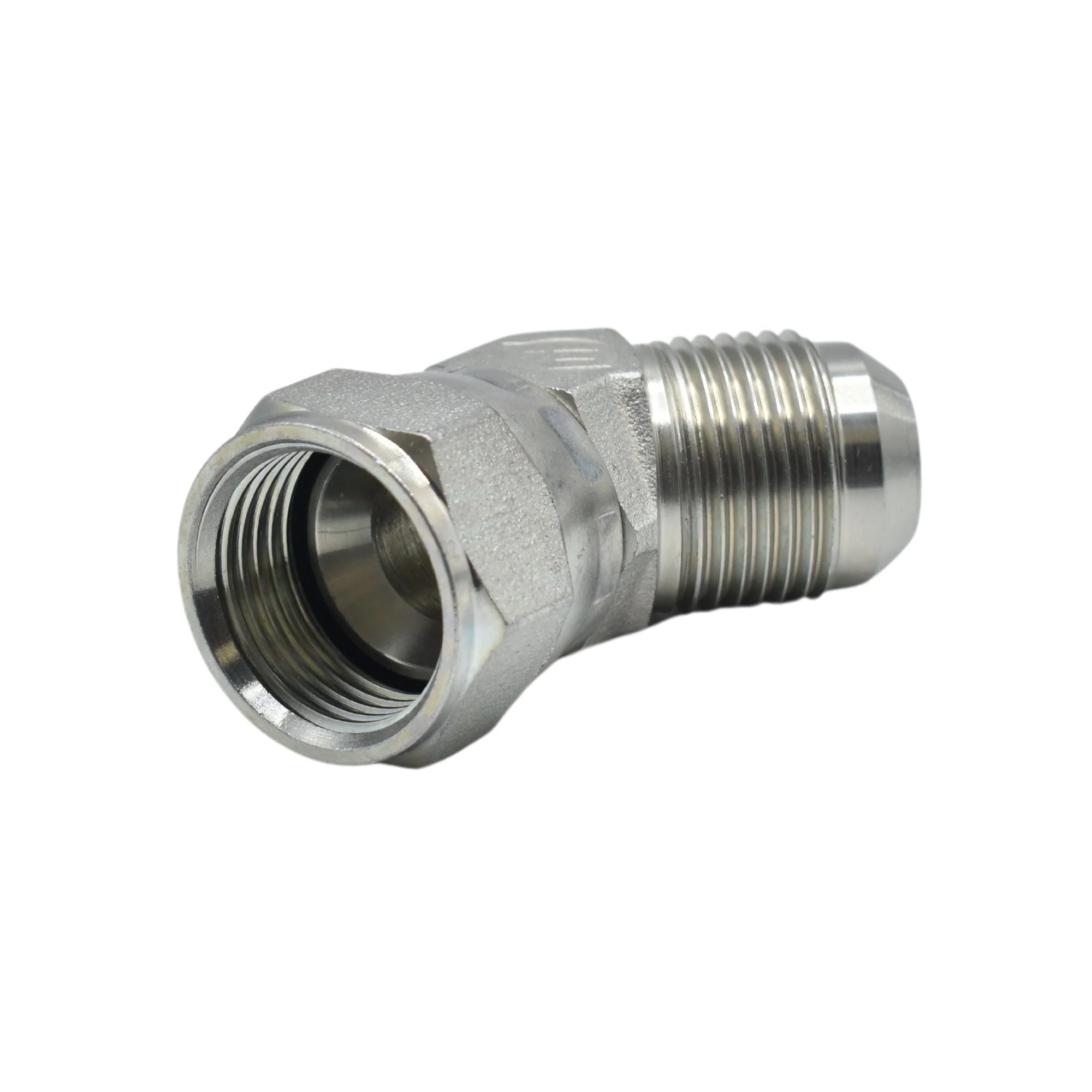 Hydraulics | 04FP-06FJS 90deg Elb Forg Adapter | 6503-04-06-FG - Image 2