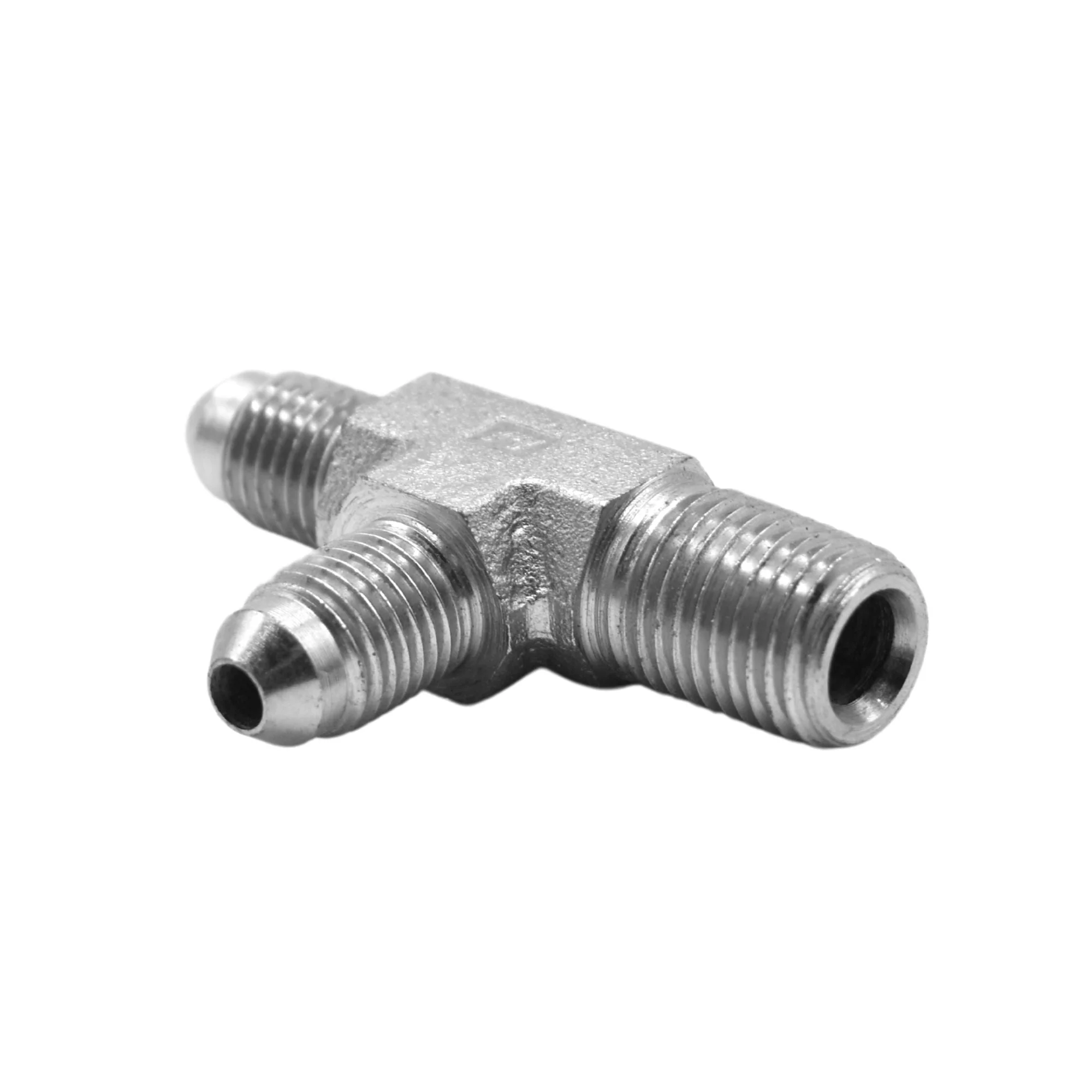 Hydraulics | 04MJ-04MP-04MJ Tee Forg Adapter | 2605-04-04-04-FG