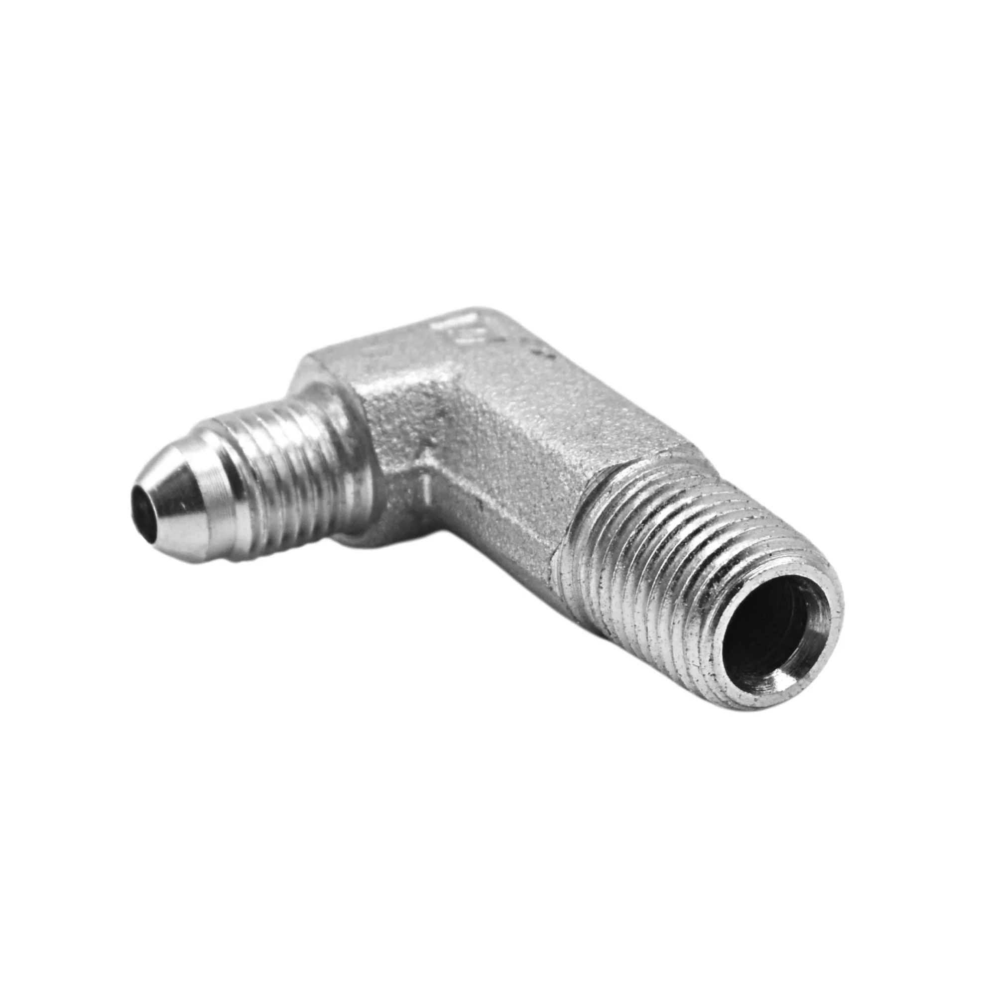 Hydraulics | 04MJ-04MP 90deg Elb Lg Forg Adapter | 2501-L-04-04-FG