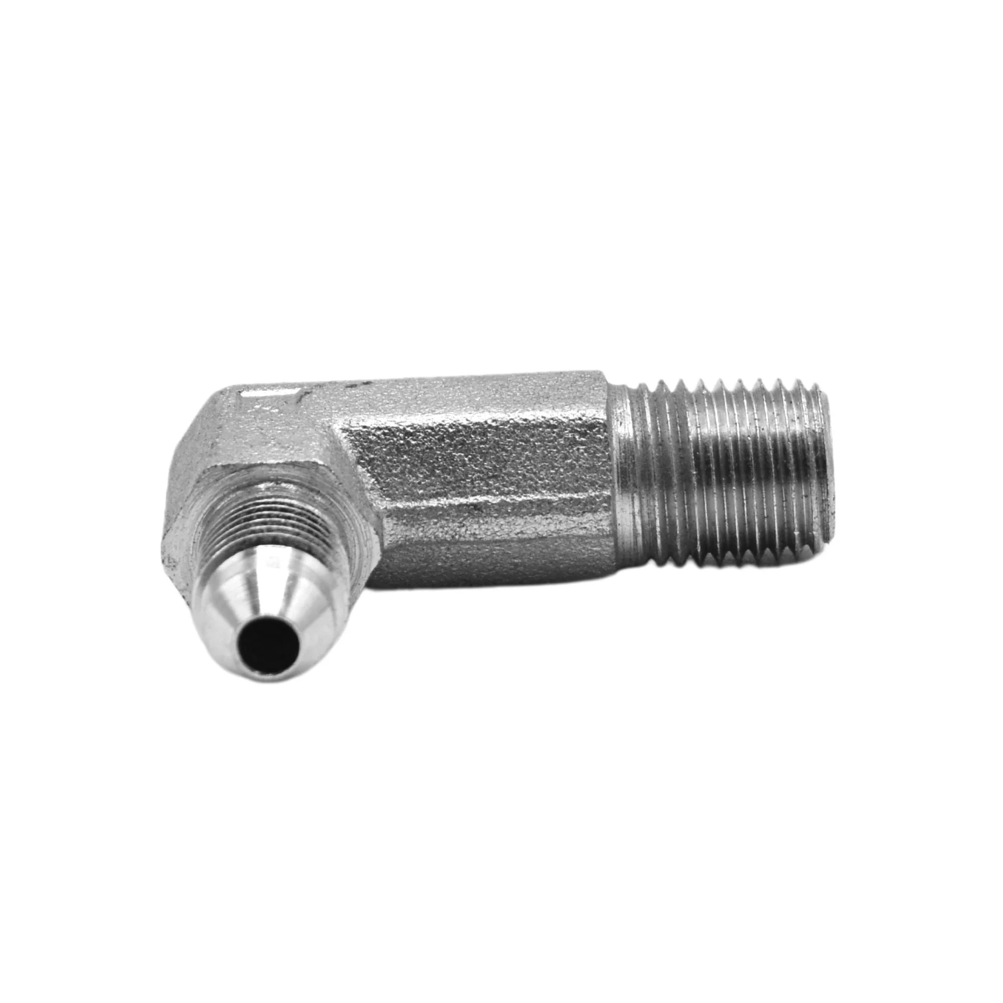 Hydraulics | 04MJ-04MP 90deg Elb Lg Forg Adapter | 2501-L-04-04-FG - Image 2