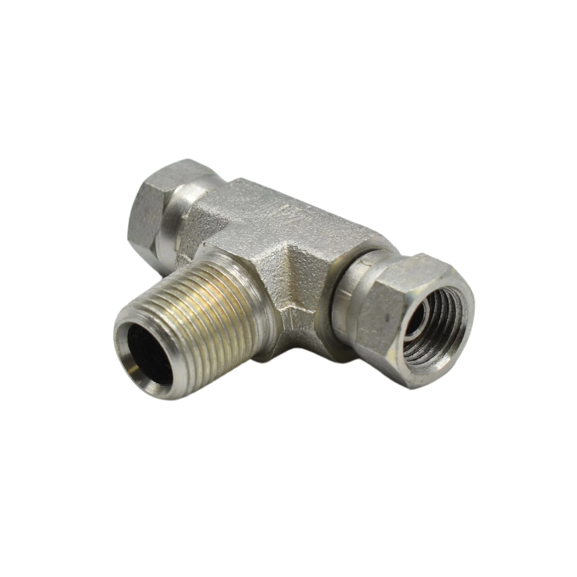 Hydraulics | 04MP-04FPS-04FPS Tee Forg Adapter | 1601-04-04-04-FG