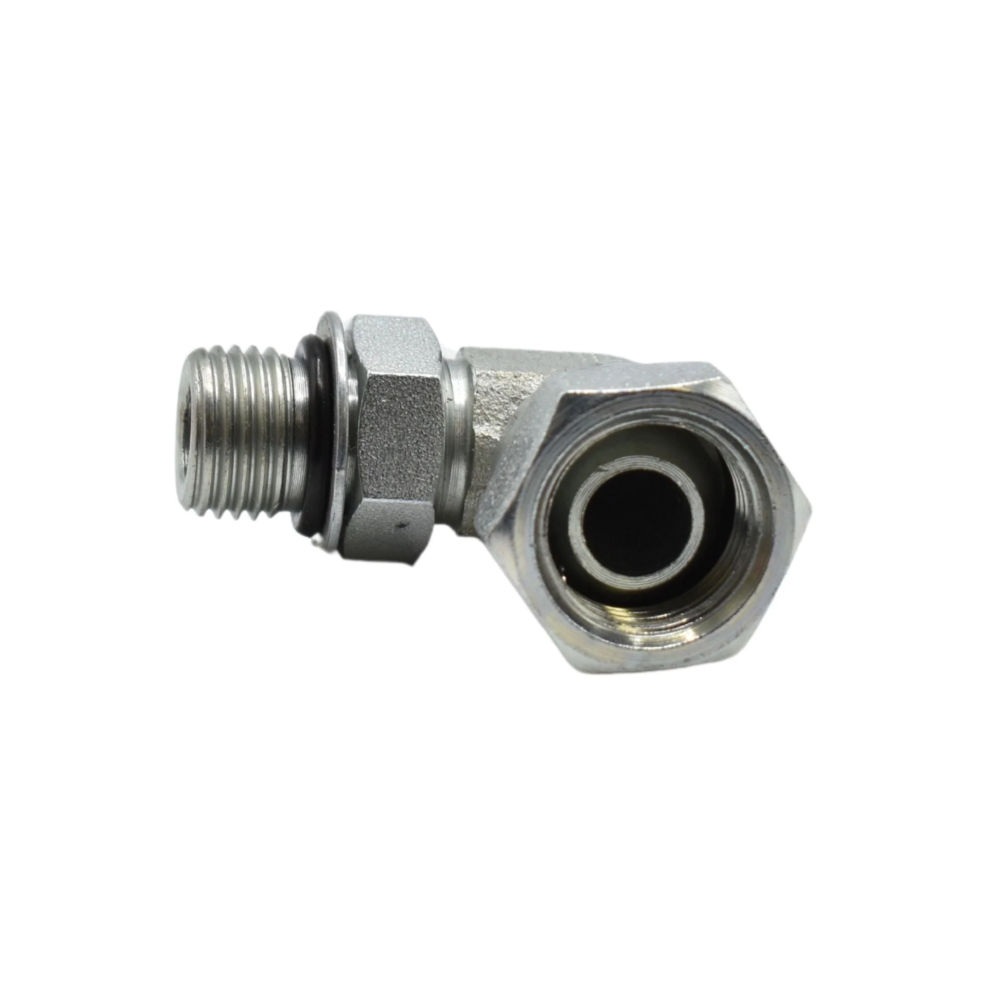 Hydraulics | 06MAORB-06FPS 90deg Elb Forg Adapter | 6901-06-06-NWO-FG - Image 2