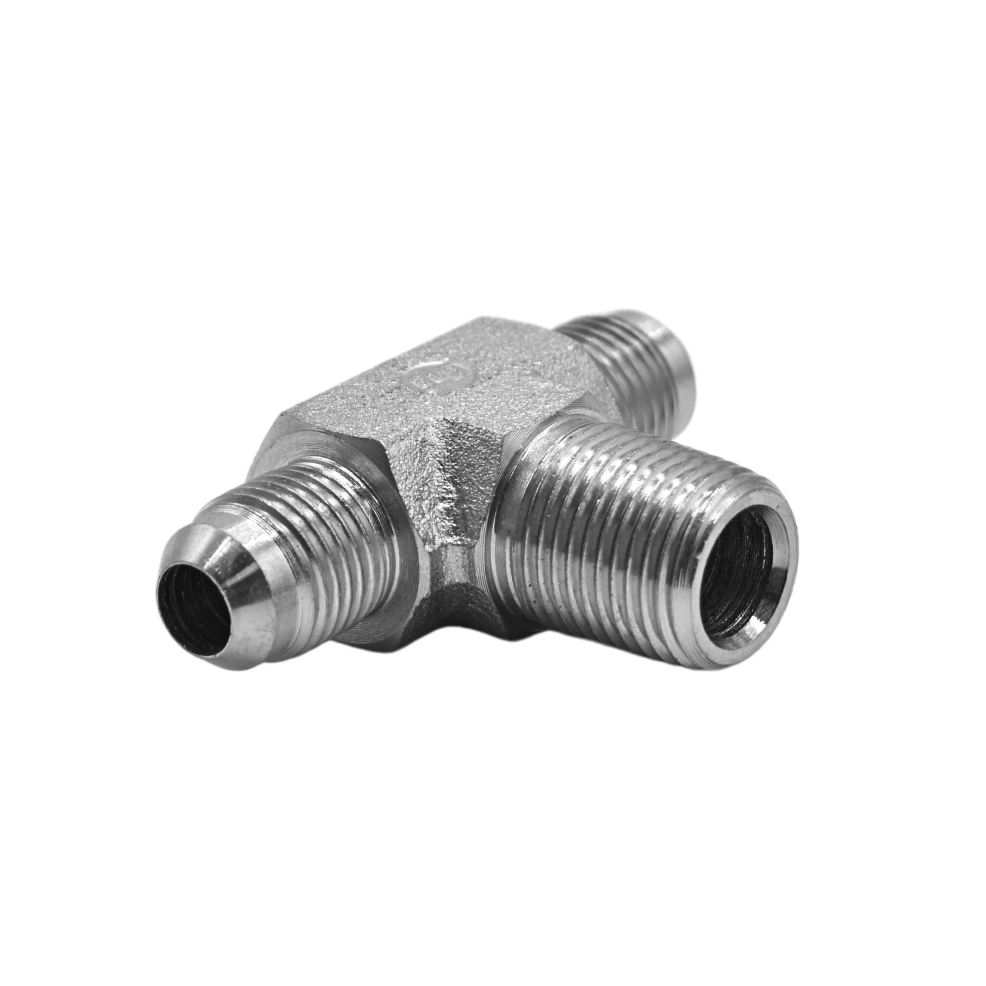 Hydraulics | 06MJ-06MJ-06MP Tee Forg Adapter | 2601-06-06-06-FG - Image 2