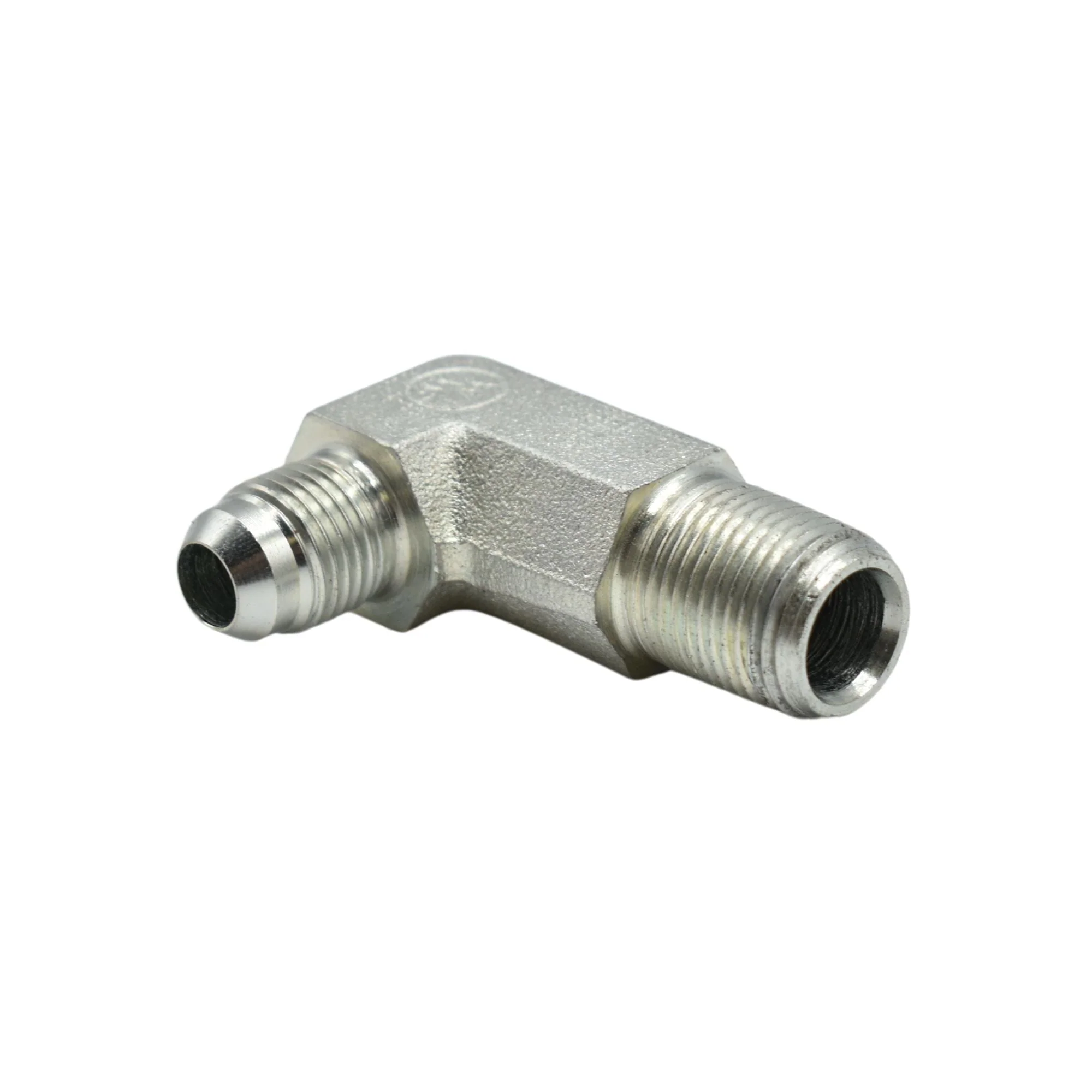 Hydraulics | 06MJ-06MP 90deg Elb Lg Forg Adapter | 2501-L-06-06-FG