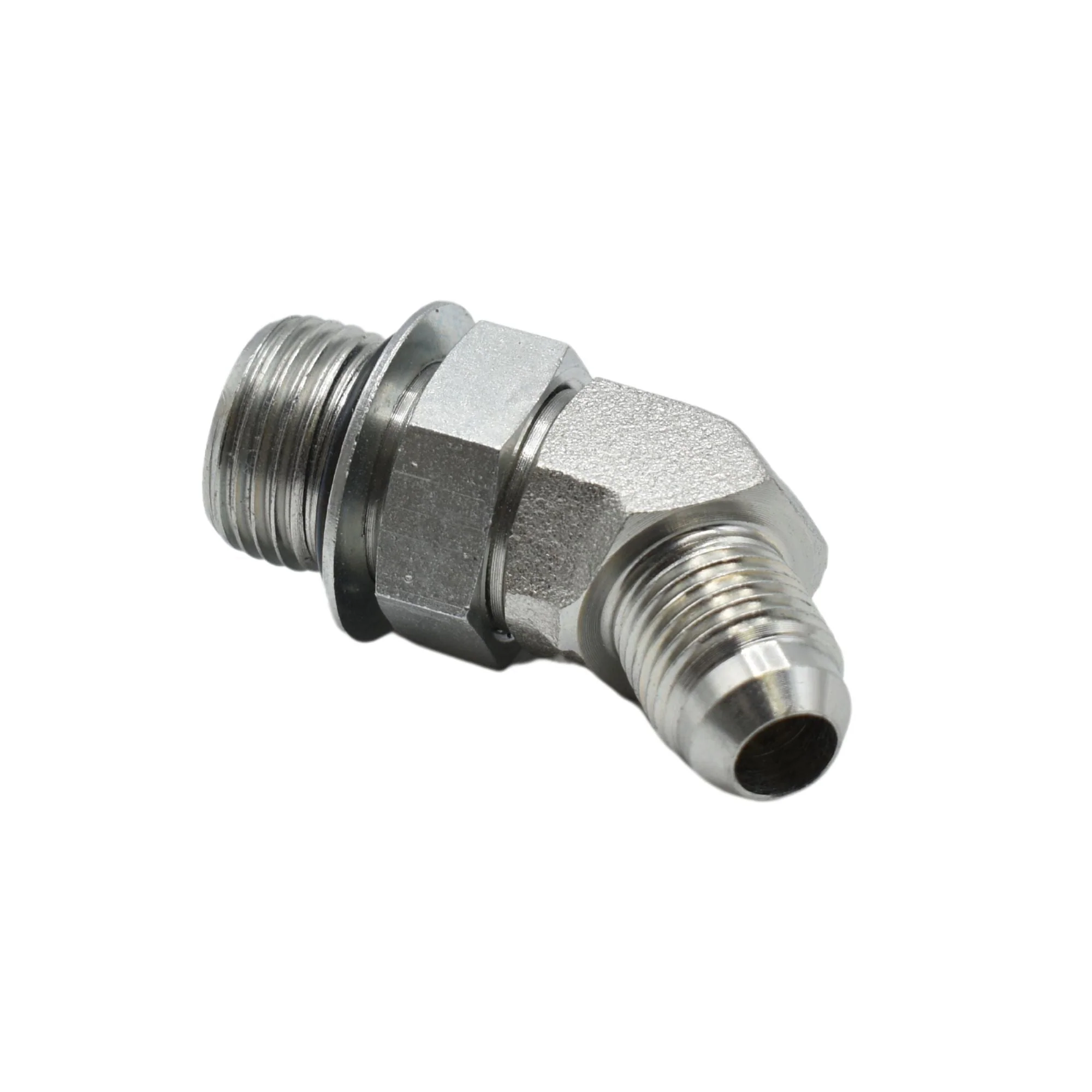 Hydraulics | 06MJ-08MAORB 45deg Elb Forg Adapter | 6802-06-08-NWO-FG