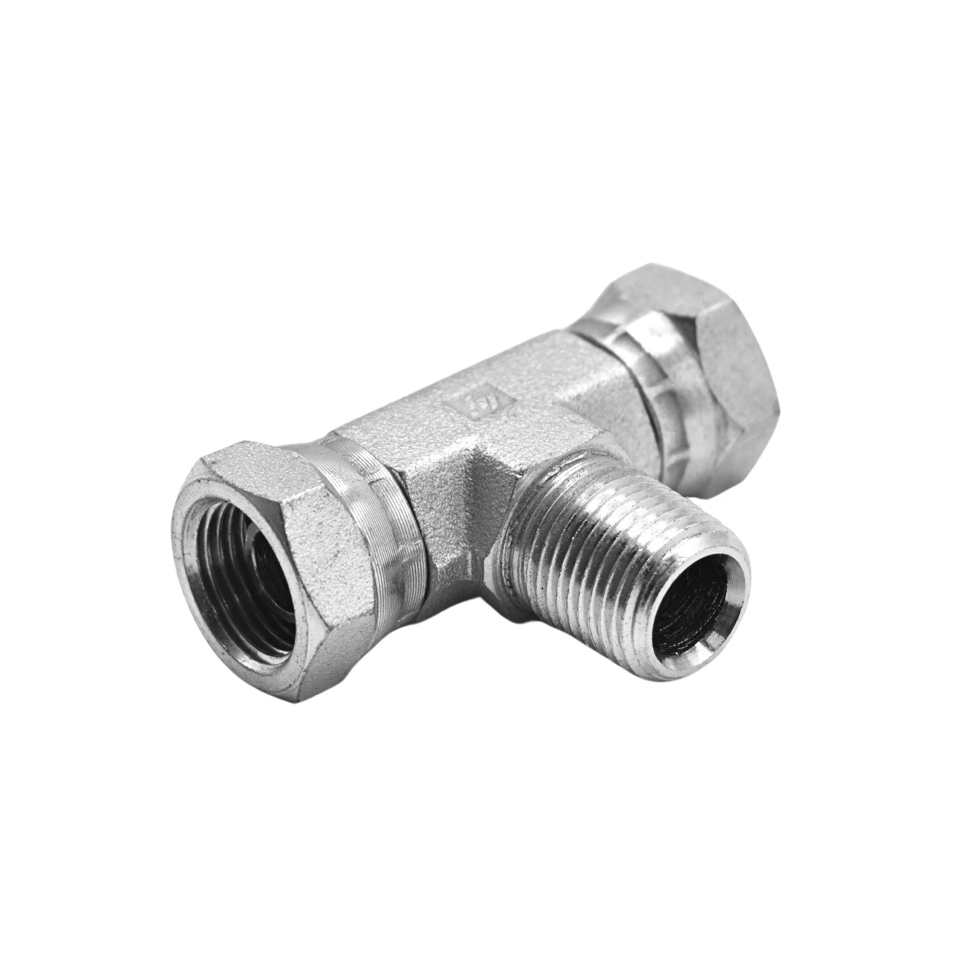 Hydraulics | 06MP-06FPS-06FPS Tee Forg Adapter | 1601-06-06-06-FG - Image 2