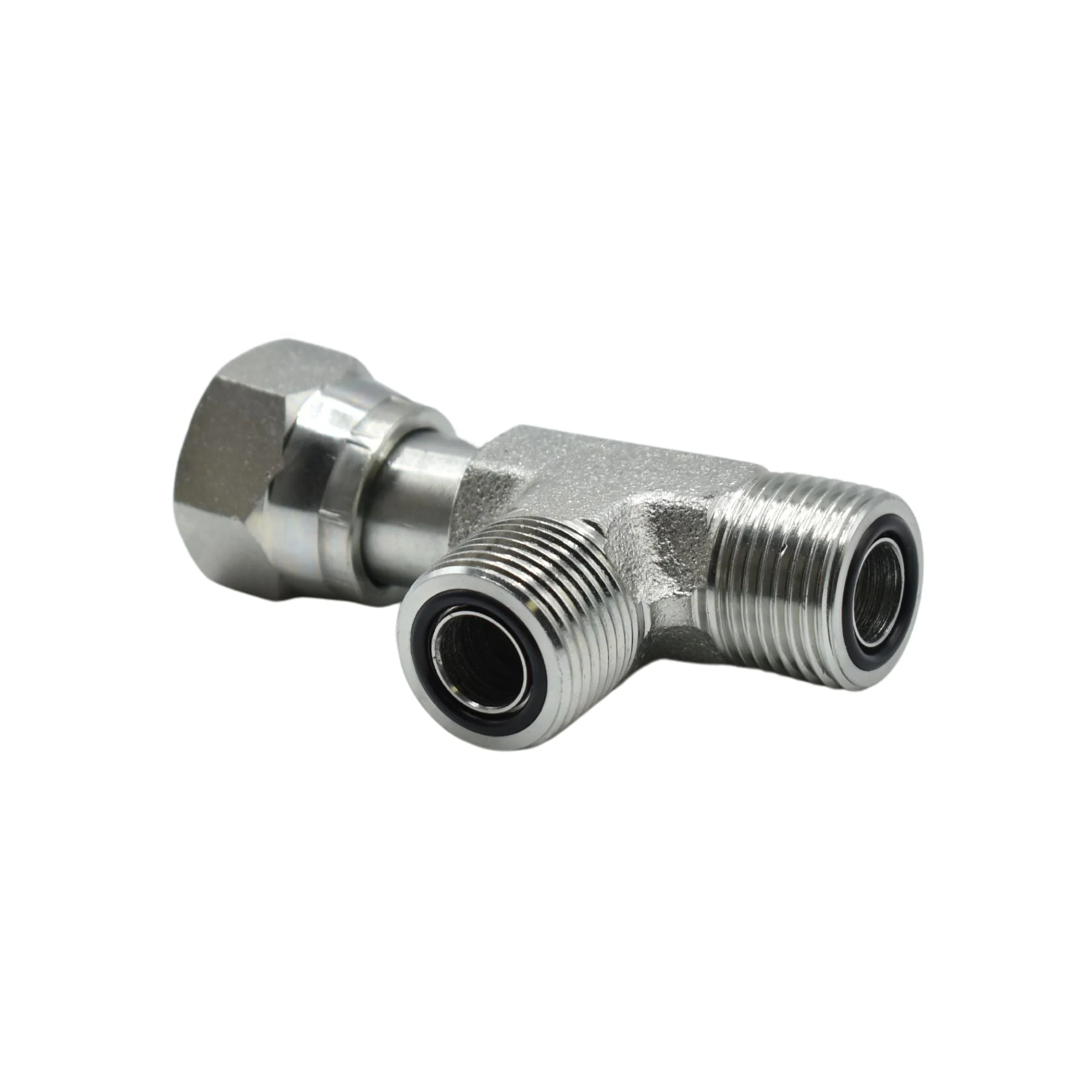 Hydraulics | 08MFS-08FFSS-08MFS Run Tee Forg Adapter | FS6602-08-08-08-FG