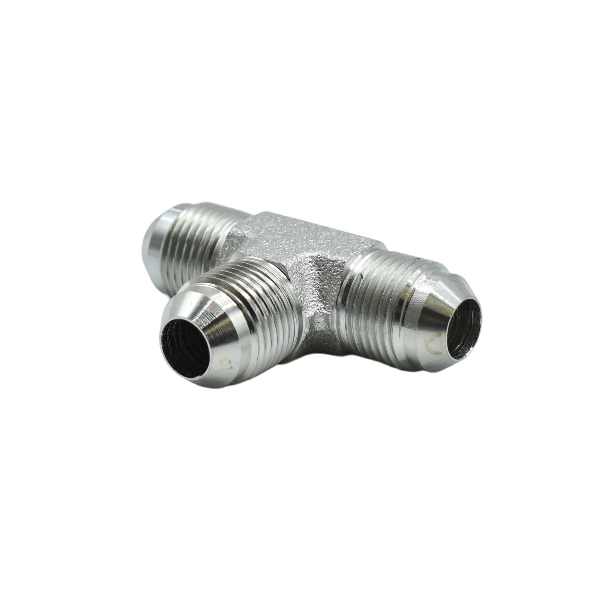 Hydraulics | 08MJ-08MJ-08MJ Tee Stnls Adapter | 2603-08-08-08-SS - Image 2