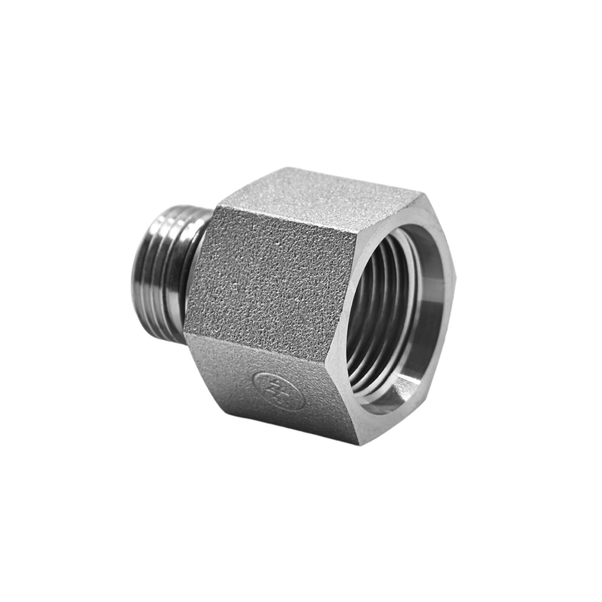 Hydraulics | 10MORB-12FORB Straight Red Adapter | 6410-10-12-O