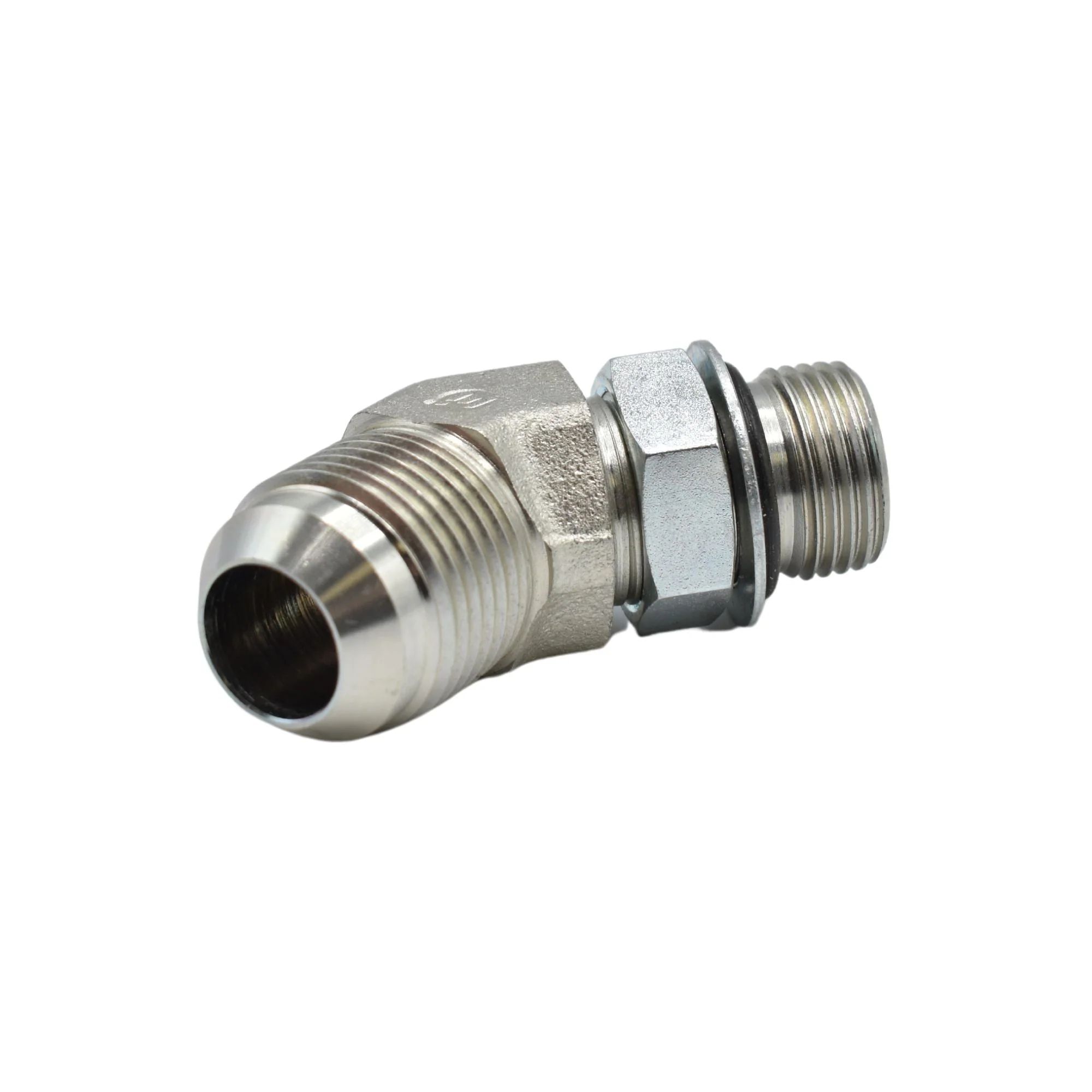 Hydraulics | 12MJ-10MAORB 45deg Elb Forg Adapter | 6802-12-10-NWO-FG