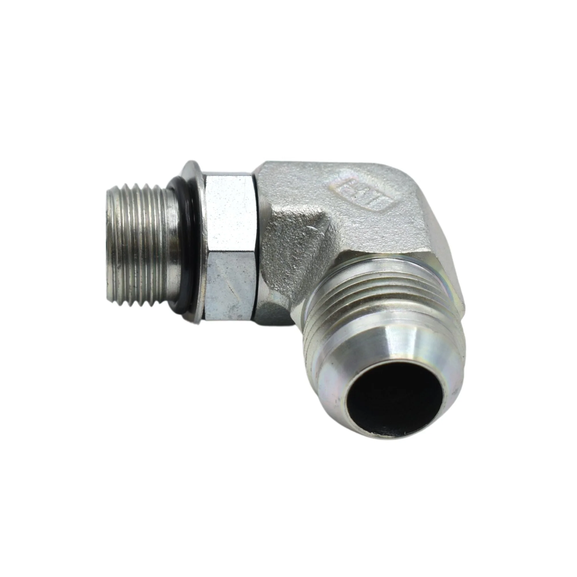 Hydraulics | 12MJ-10MAORB 90deg Elb Forg Adapter | 6801-12-10-NWO-FG