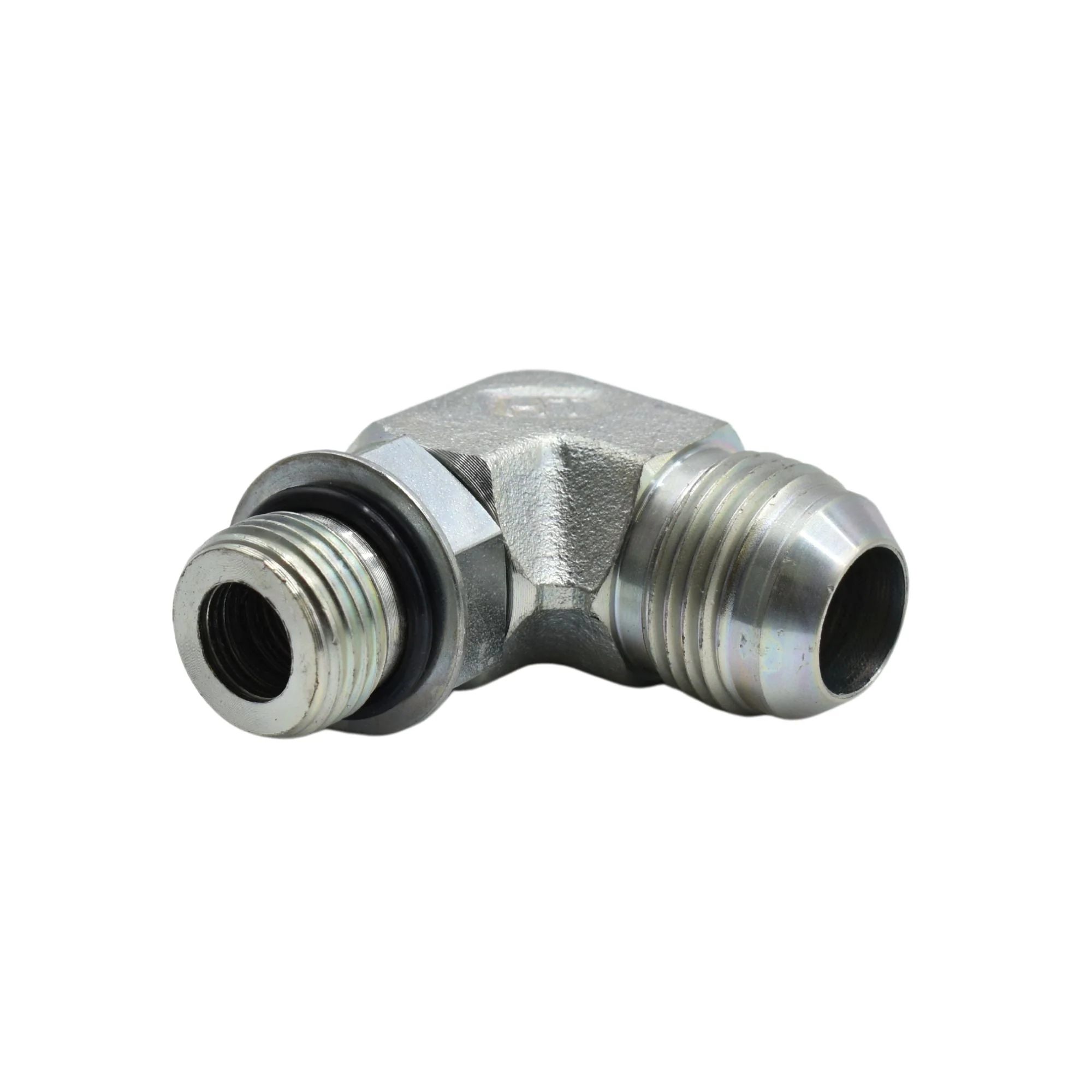 Hydraulics | 12MJ-10MAORB 90deg Elb Forg Adapter | 6801-12-10-NWO-FG - Image 2