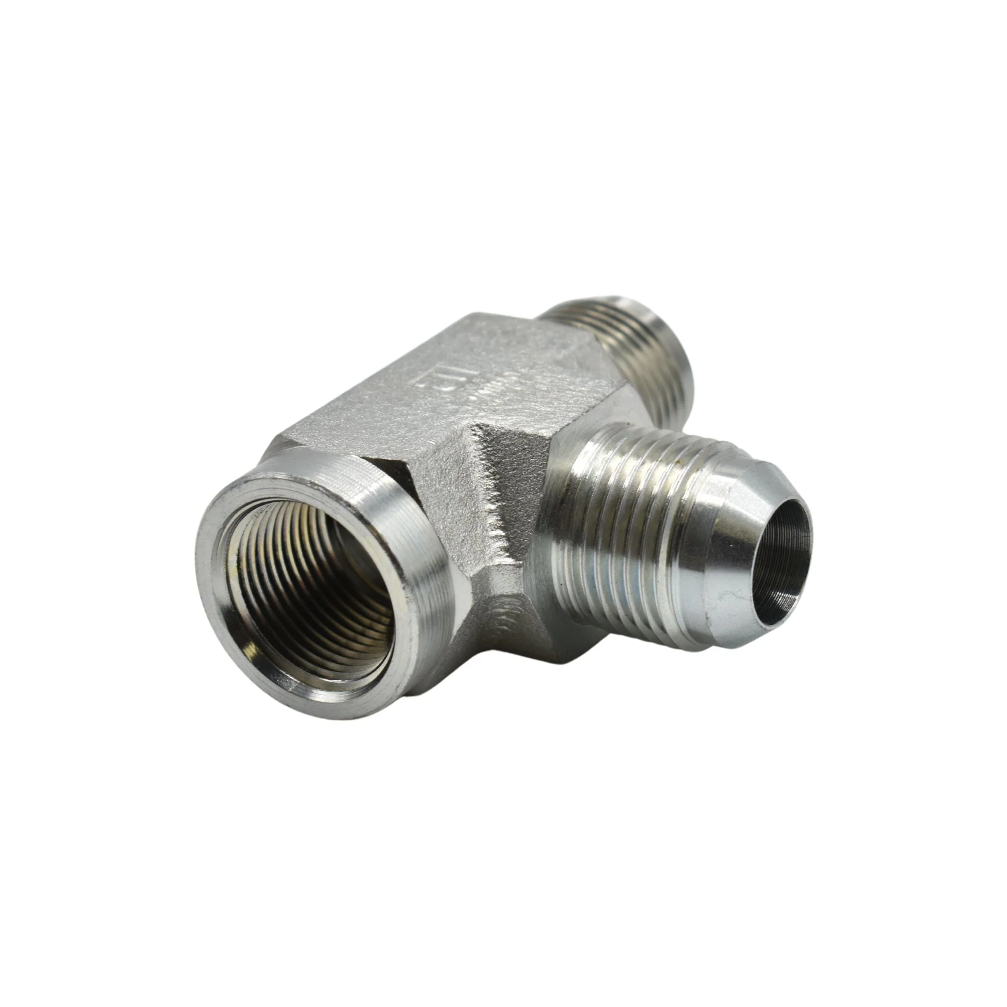 Hydraulics | 12MJ-12MFP-12MJ Tee Forg Adapter | 2606-12-12-12-FG - Image 2