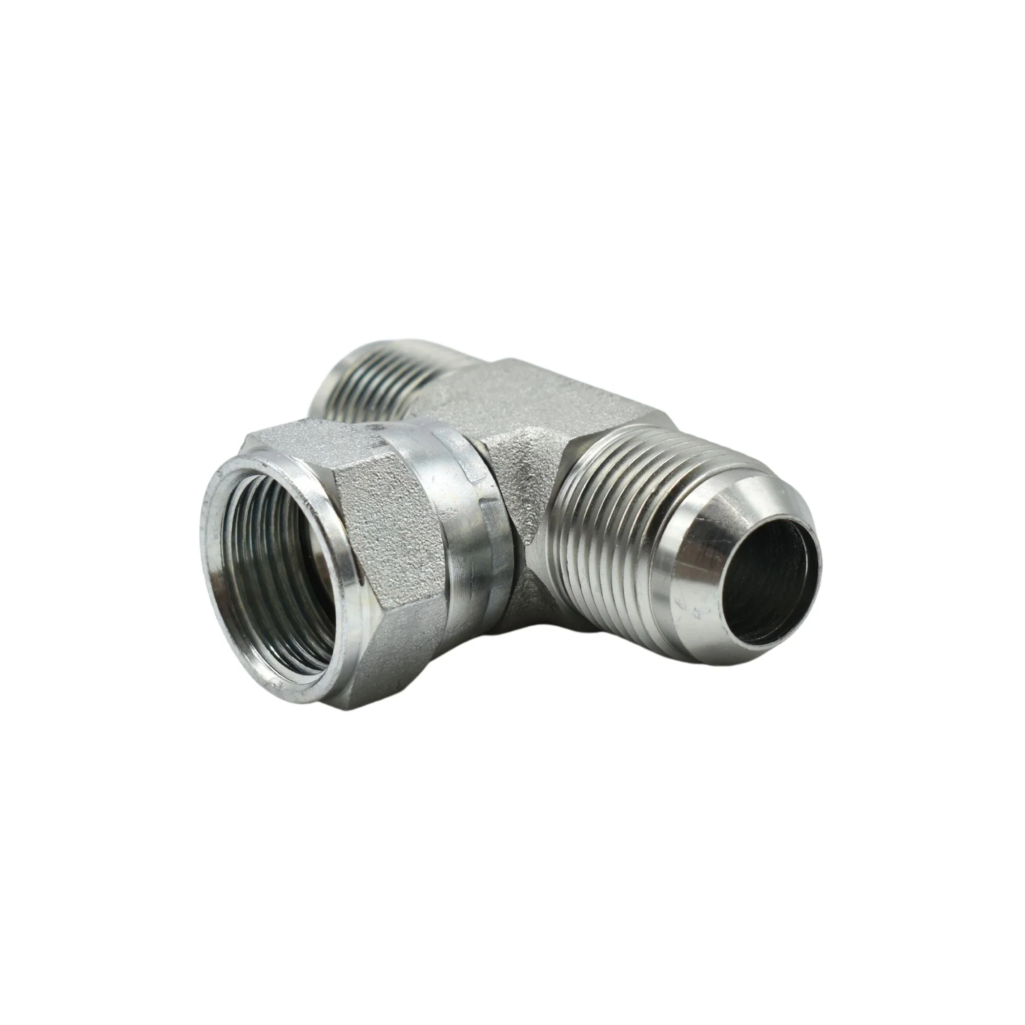 Hydraulics | 12MJ-12MJ-12FJS Tee Forg Adapter | 6600-12-12-12-FG