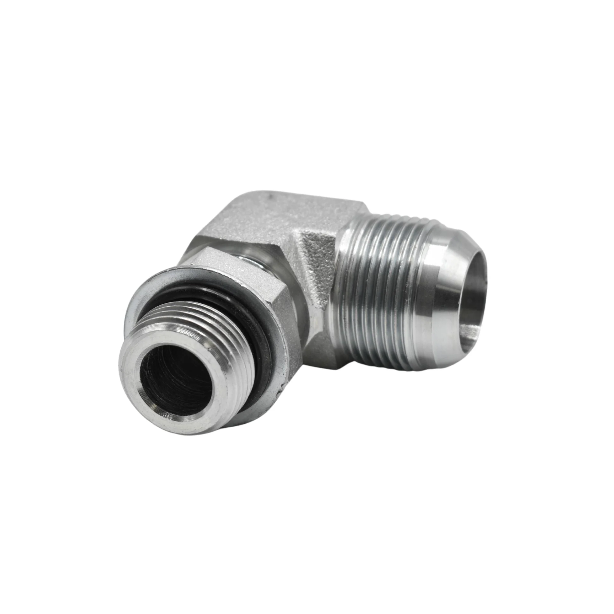 Hydraulics | 16MJ-12MAORB 90deg Elb Forg Adapter | 6801-16-12-NWO-FG