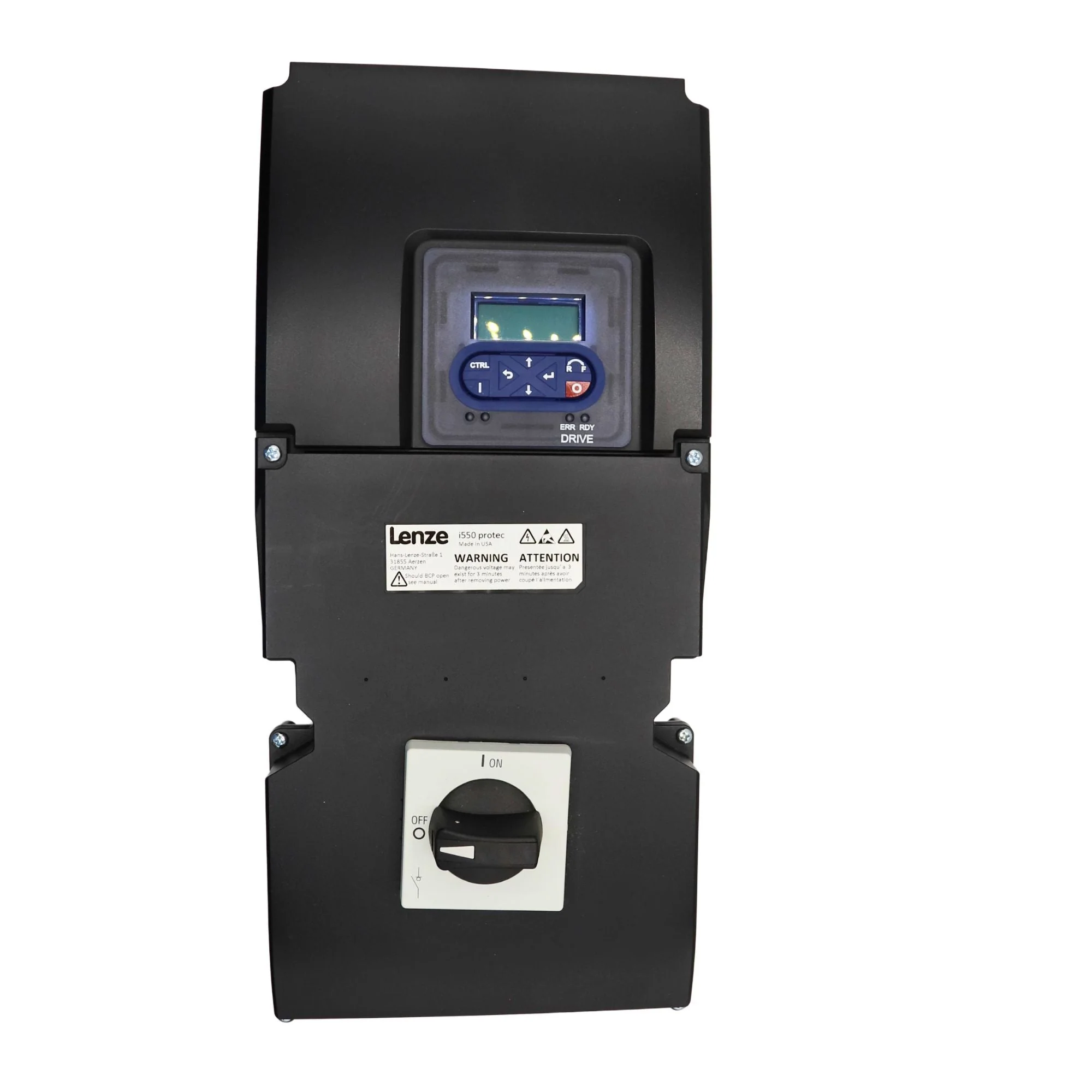 Lenze | i550 Protec VFD 5 HP 3ph 480V STO IO-Link ExtBox NEMA 4X | I55AP240F2A711K06S