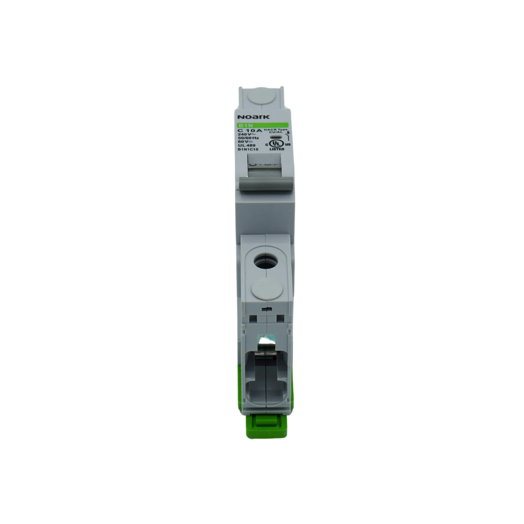 Noark | Mini Circuit Breaker, 1P, C-Curve, 10A, UL489, 240VAC/60VDC, 10 kA, Box Lug | B1N1C10 - Image 2