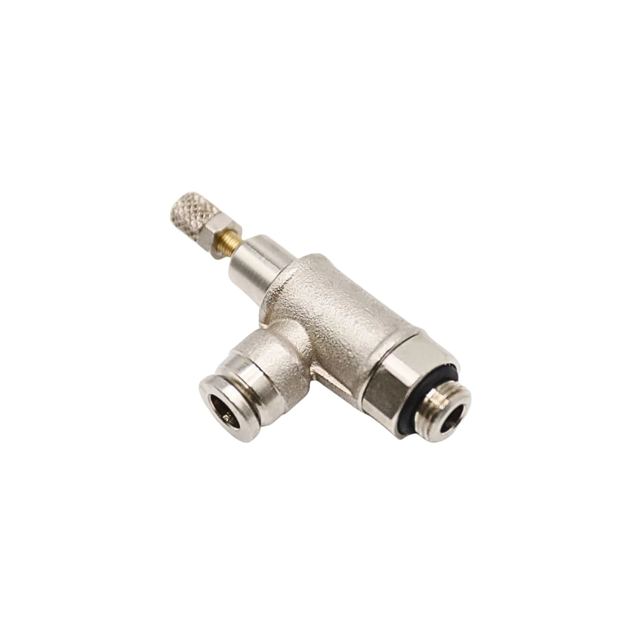Numatics | Aventics NP Brass flow control 6mm Tube X 1/8 in MNPT meter out | NWB139C-006-020 - Image 2