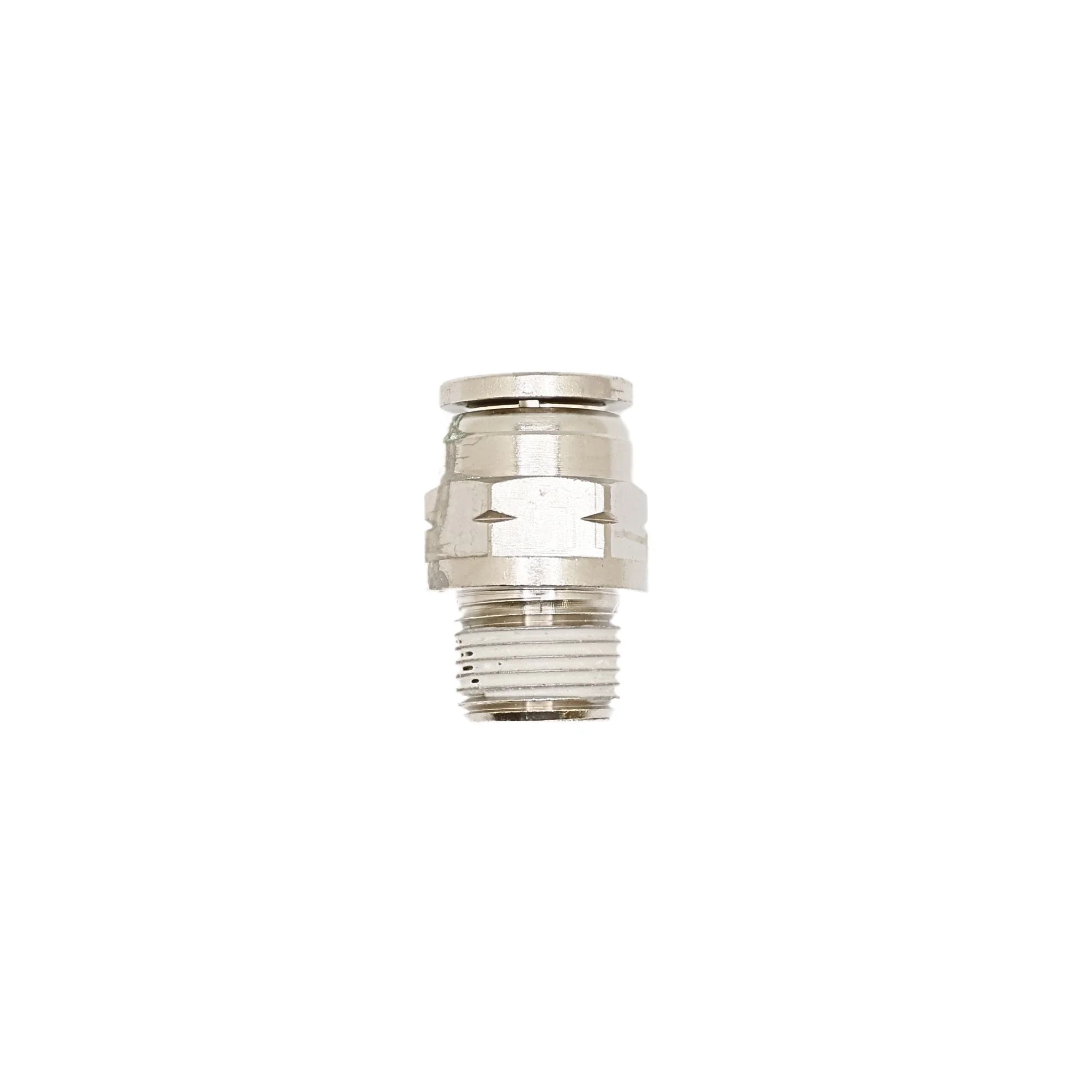 Numatics | Aventics NP Brass Push-in fitting 1/2 in Tube 3/8 in MNPT | INB103-102-022