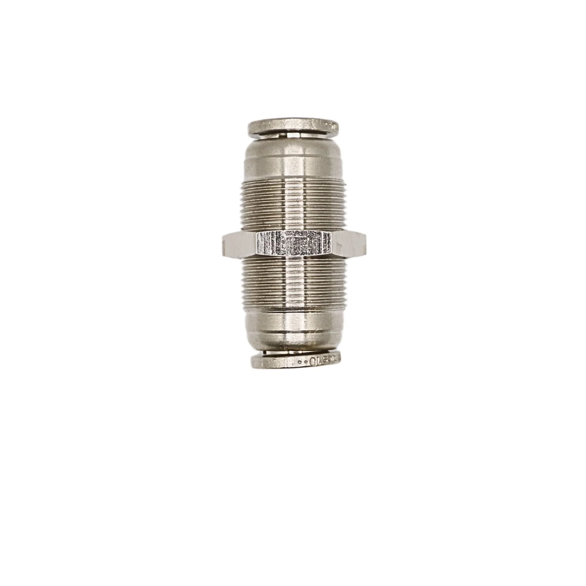 Numatics | Aventics NP Brass Push-in fitting 10mm Tube bulkhead union | NB101-010-000 - Image 2