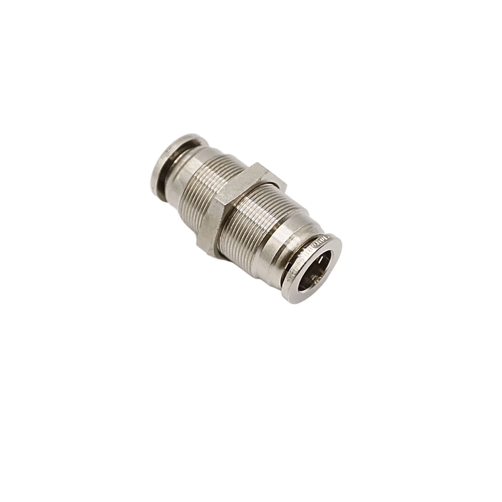 Numatics | Aventics NP Brass Push-in fitting 12mm Tube bulkhead union | NB101-012-000 - Image 2