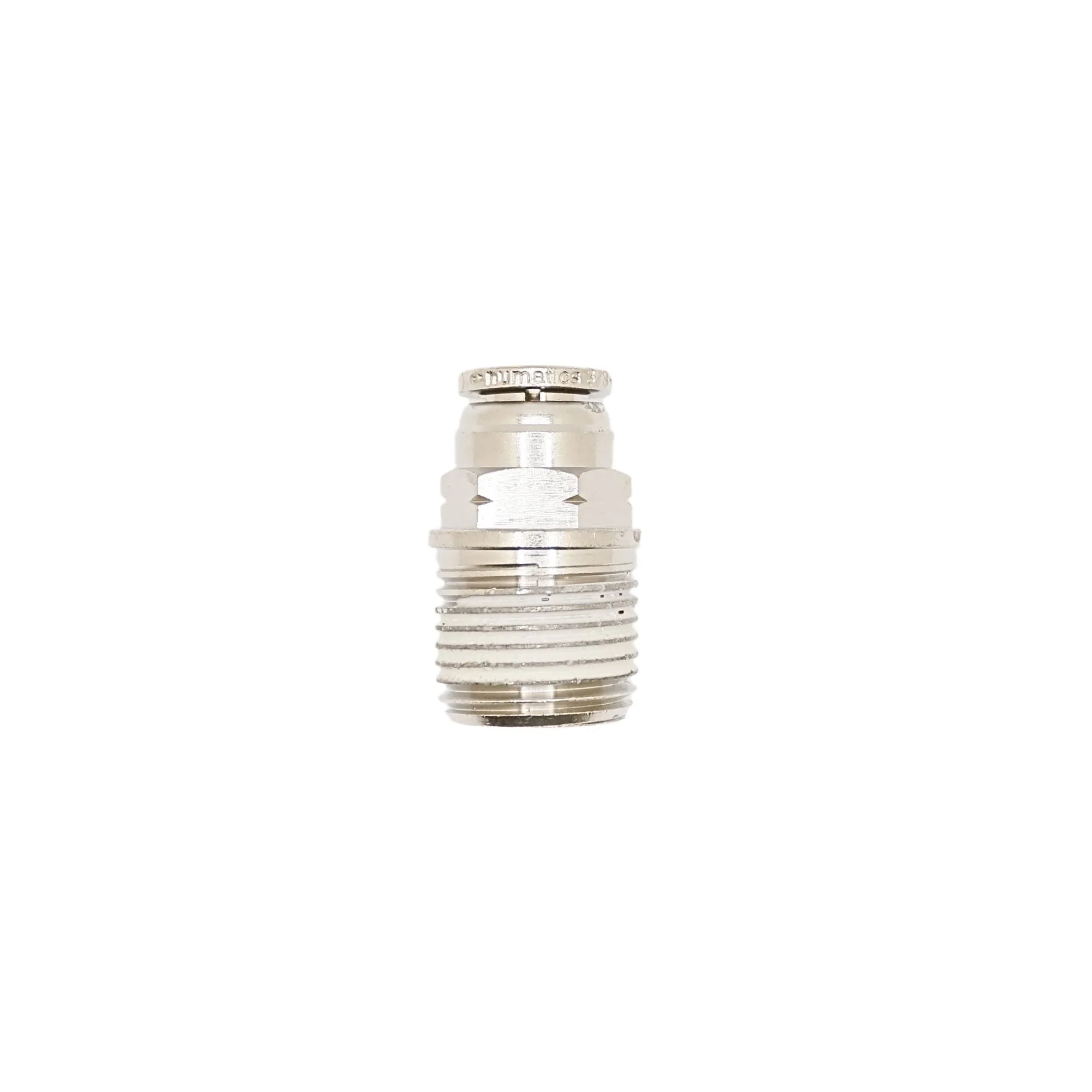 Numatics | Aventics NP Brass Push-in fitting 3/8 in Tube 1/2 in MNPT | INB103-308-023