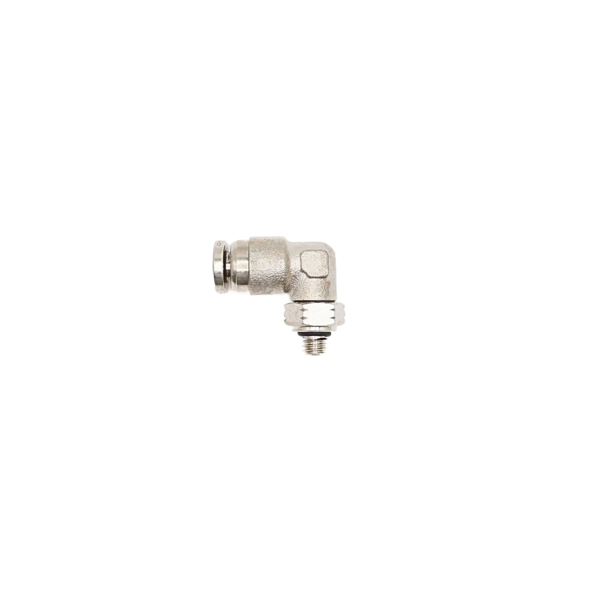 Numatics | Aventics NP Brass Push-in fitting 5/32 in Tube 10/32 in MNPT Swivel elbow | INB109-532-036