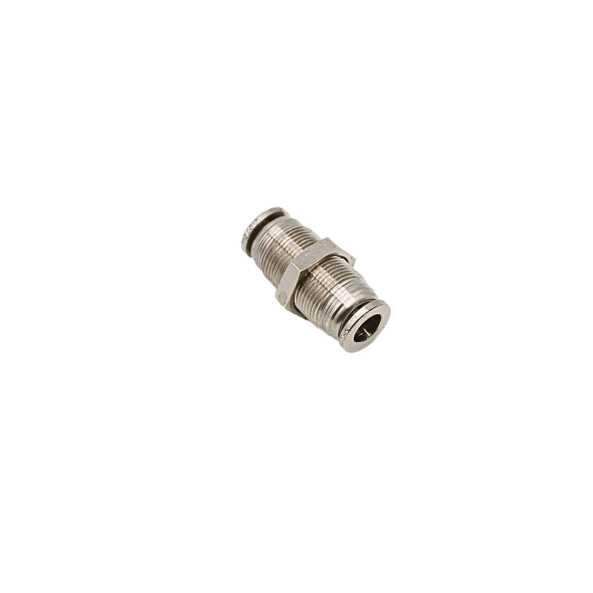 Numatics | Aventics NP Brass Push-in fitting 8mm Tube bulkhead union | NB101-008-000 - Image 2