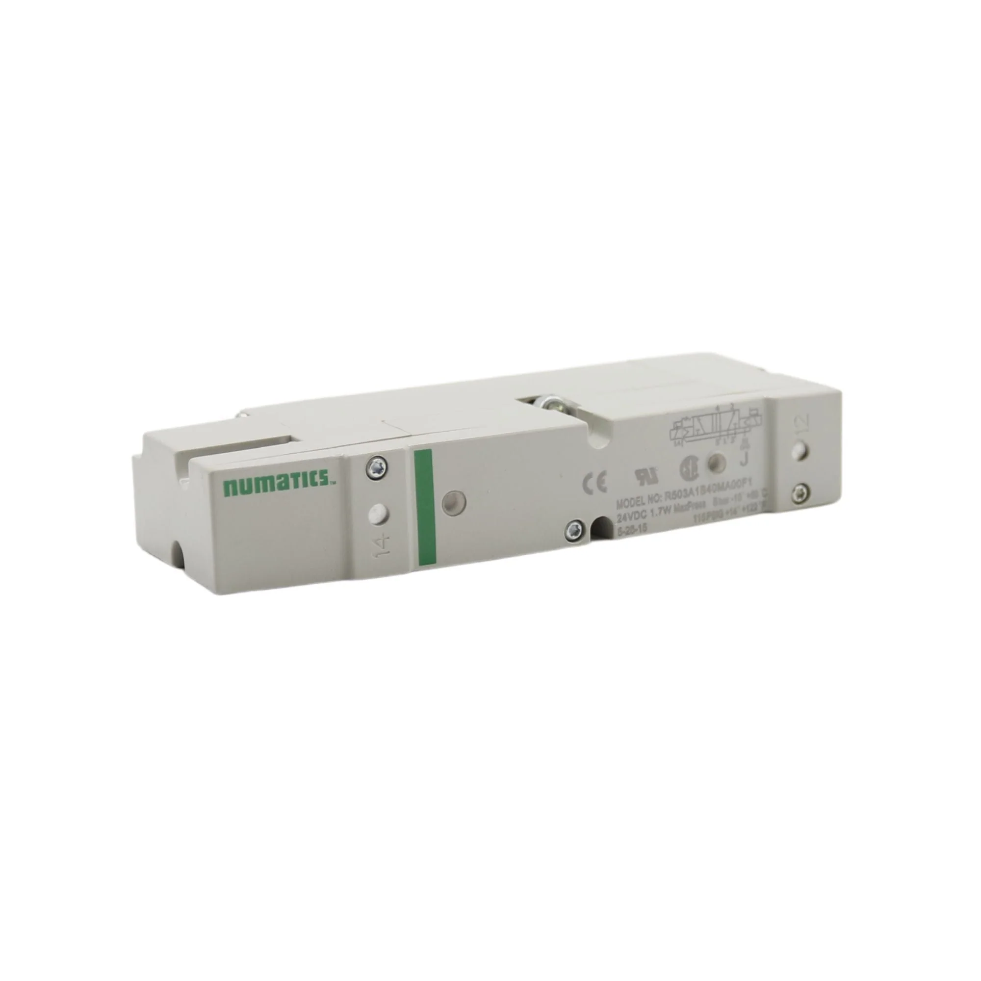 Numatics | Aventics Solenoid Pilot Valve 503 Series 4/2 Detent 24VDC | R503A1B40MA00F1