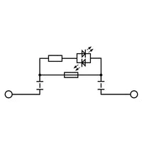 Weidmuller | W-Series, Fuse terminal, Rated cross-section: 25 mm², WSI 25/1 10X38/LED 690V | 1966060000 - Image 2